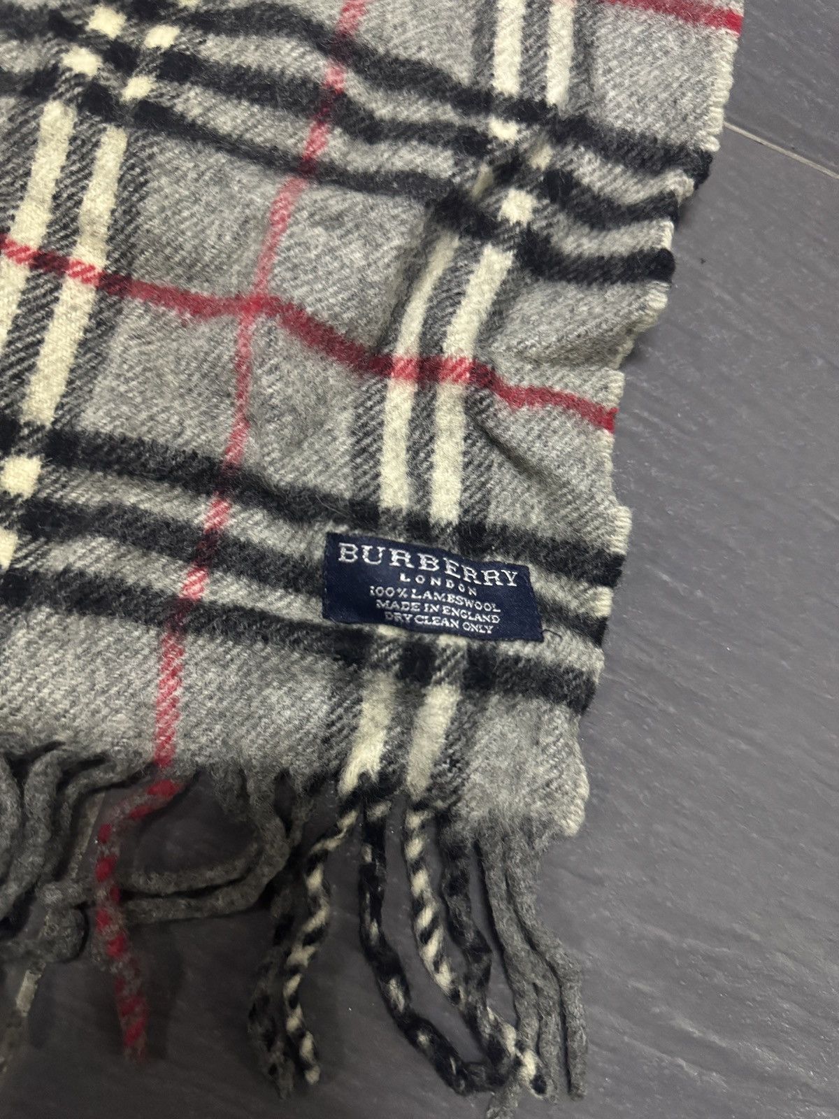 Burberry Vintage Burberry Lamb Wool Nova Check Mafla Size ONE SIZE - 3 Thumbnail
