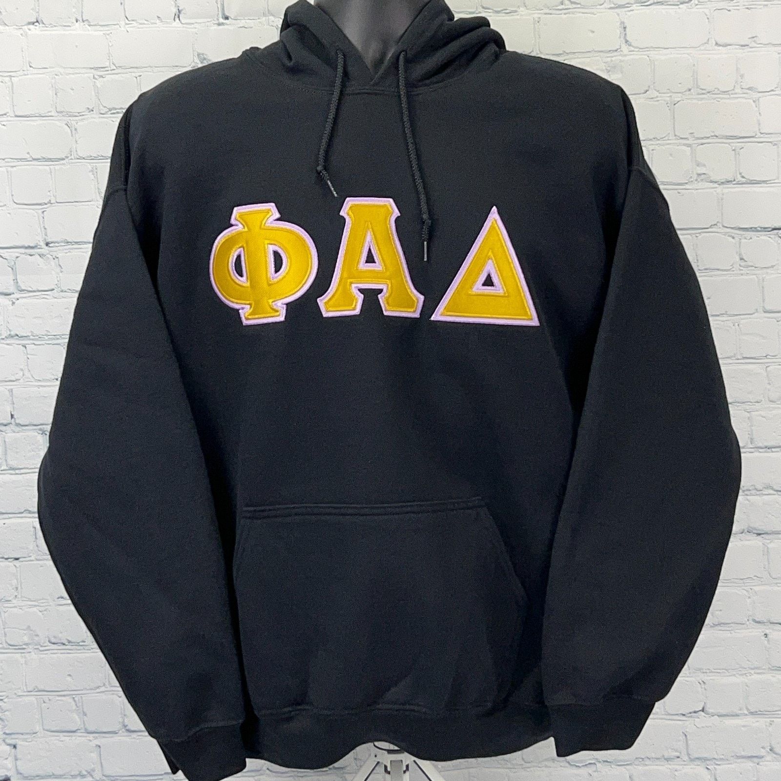 Gildan Phi Alpha Delta Black Hoodie Hooded Sweatshirt Fraternity XL Size US XL / EU 56 / 4 - 2 Thumbnail