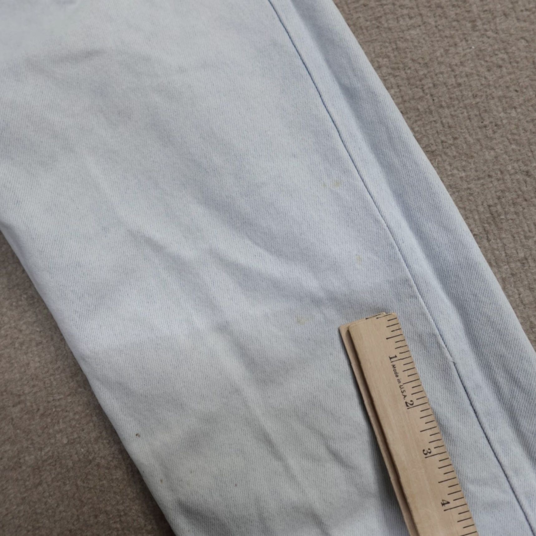 Vintage VINTAGE ACA Jeans 30 x 32 Blue Stonewash Cotton Straight Made in Japan Mens Jeans Size US 30 / EU 46 - 5 Thumbnail