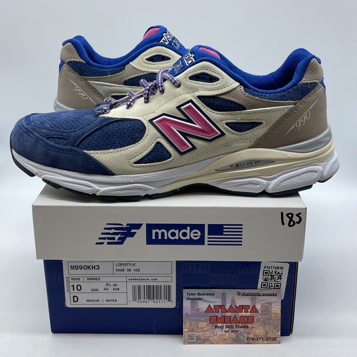 New Balance Kith x 990v3 Daytona Size US 10 / EU 43 - 1 Thumbnail