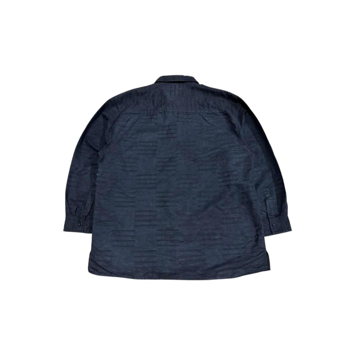 Designer × Japanese Brand × Vintage 🔥Sick Y2K Trust Jacquard Shirt Oversized Size US XXL / EU 58 / 5 - 4 Thumbnail