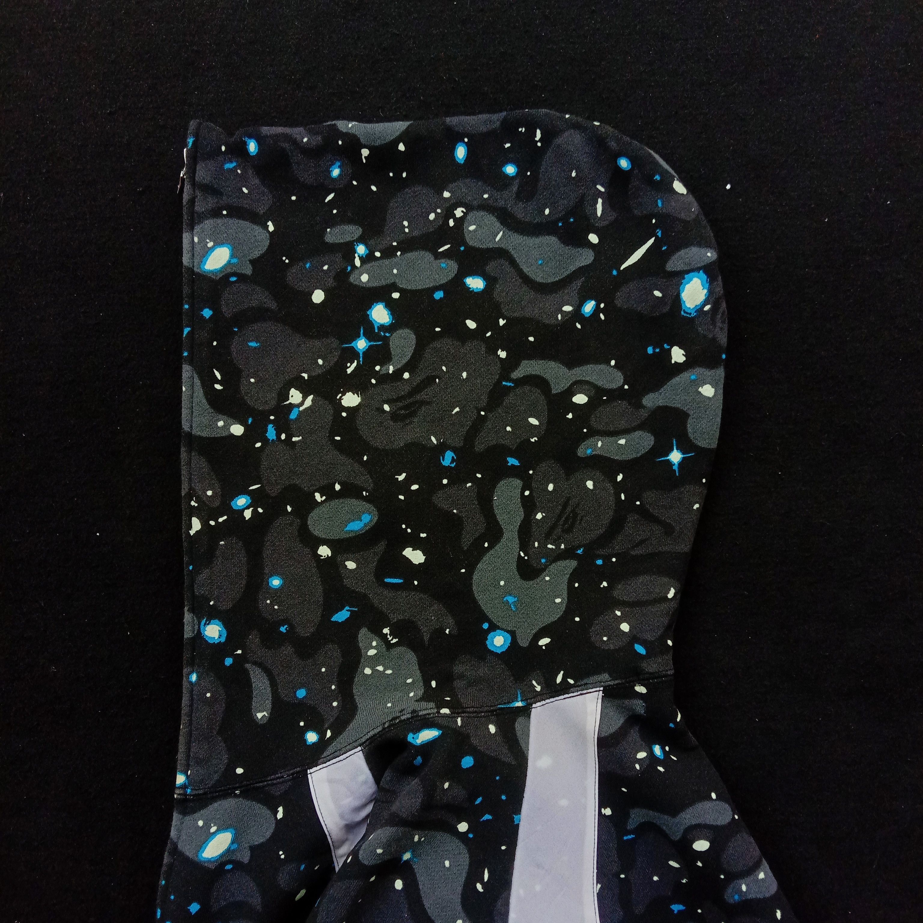 Bape Space Camo Raglan Full Zip Hoodie (2016) Size US XL / EU 56 / 4 - 5 Thumbnail
