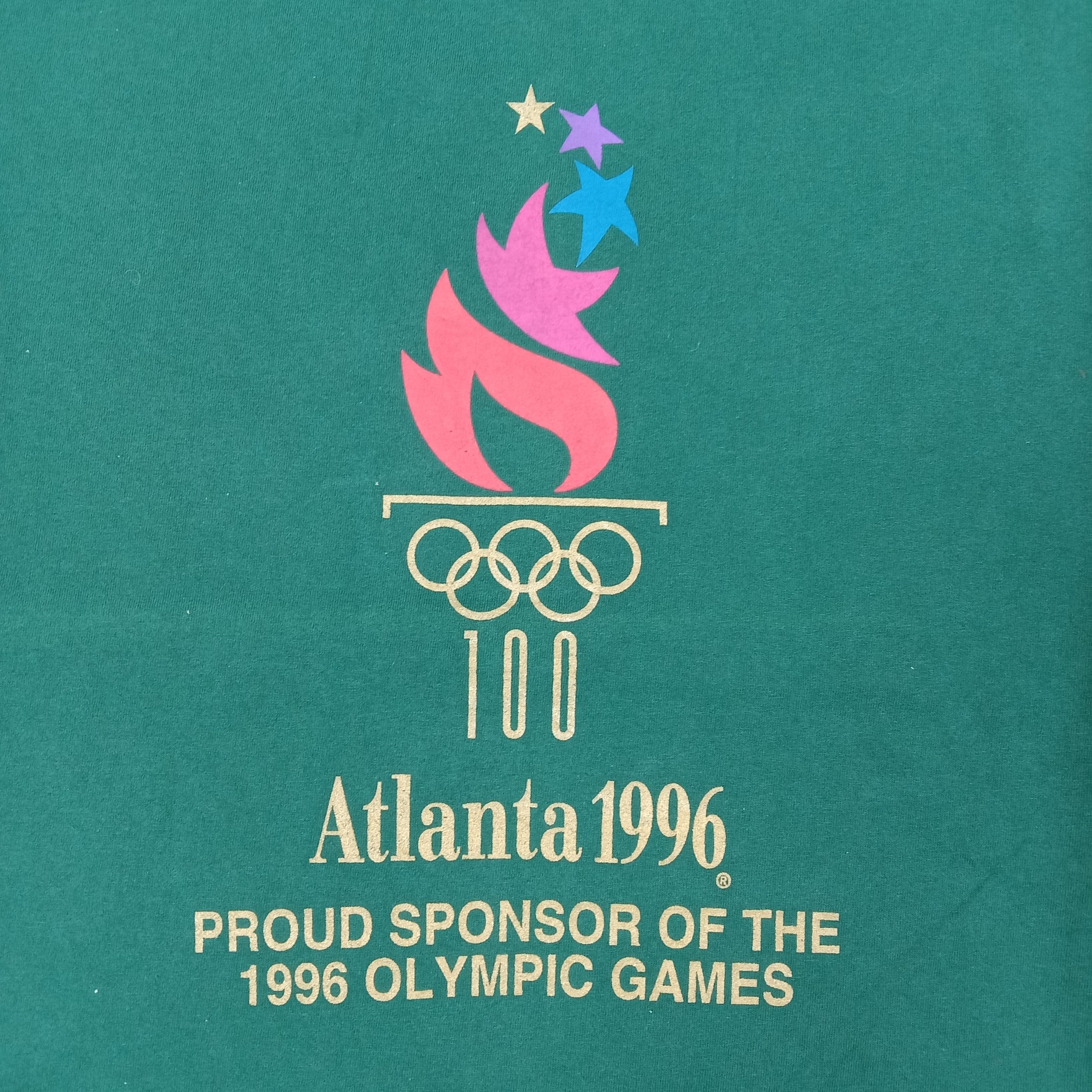 USA Olympics Olympic Atlanta 1996 Sport Style Tshirt C249N18 Size US L / EU 52-54 / 3 - 2 Thumbnail