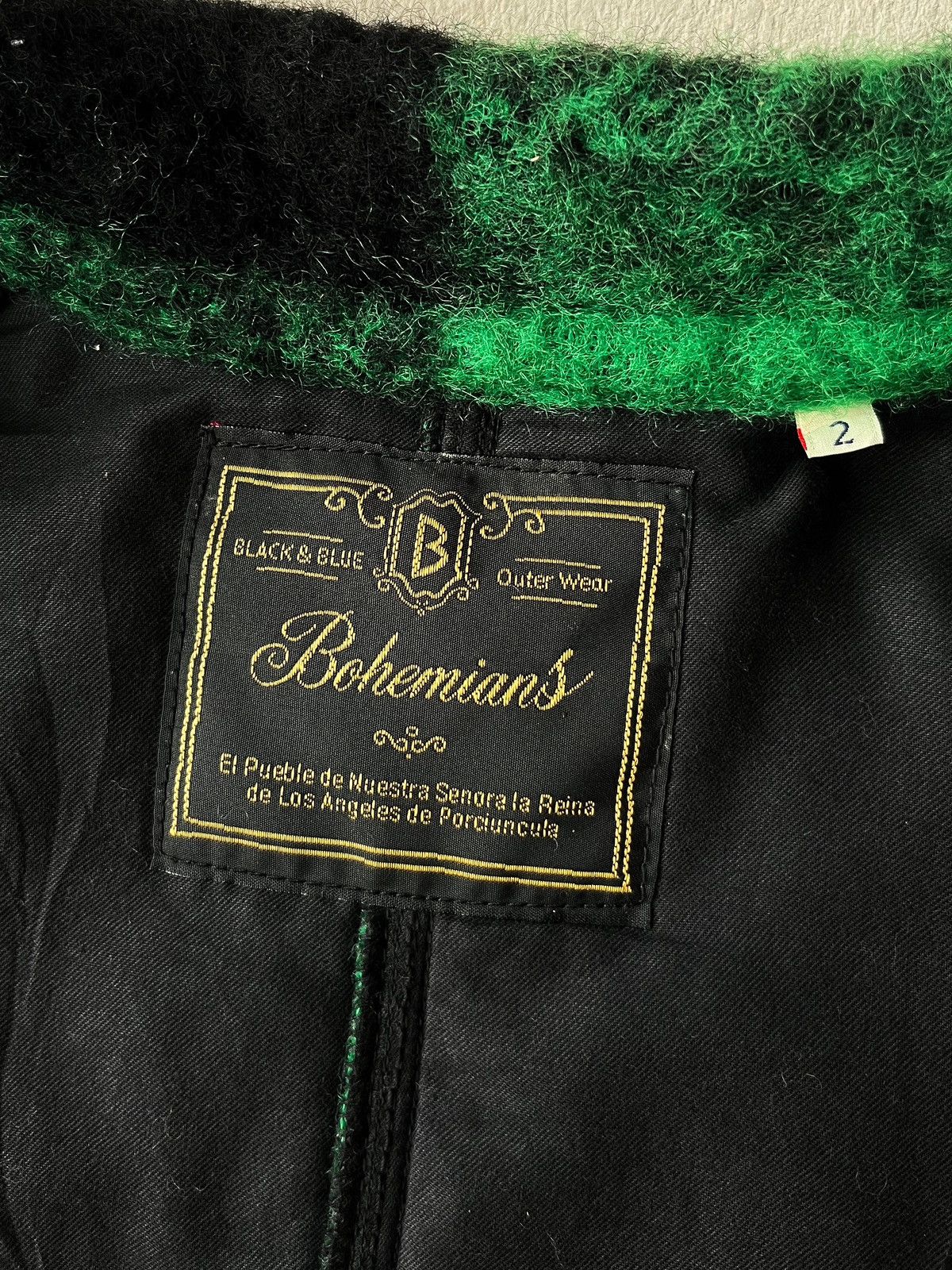 Japanese Brand BohemianS 🇯🇵 Wool / Mohair Plaid Chore jacket Size US L / EU 52-54 / 3 - 9 Thumbnail