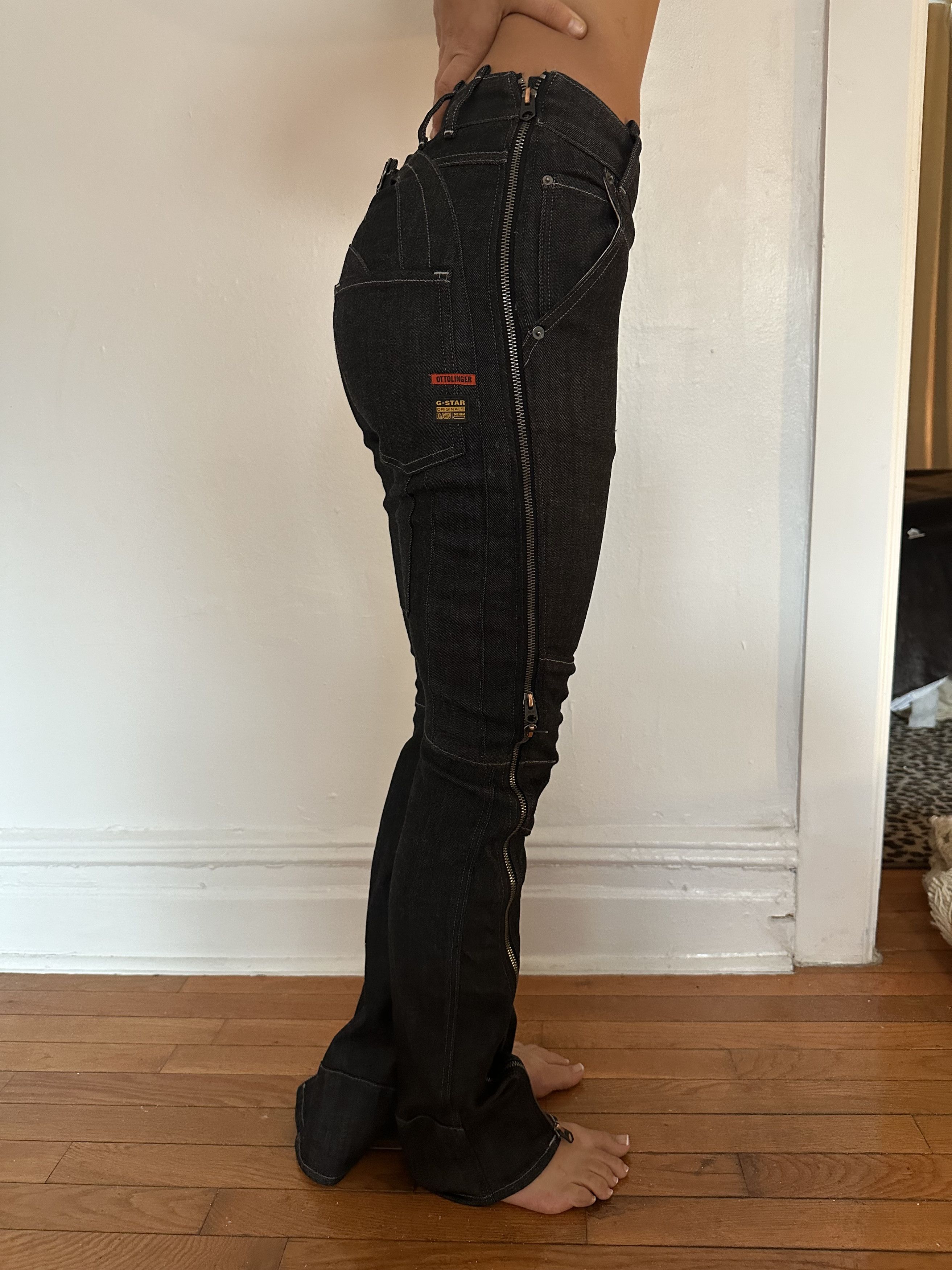 Ottolinger Ottolinger x G-Star Raw Denim Zip Pants Size 25" / US 0 / IT 36 - 4 Thumbnail