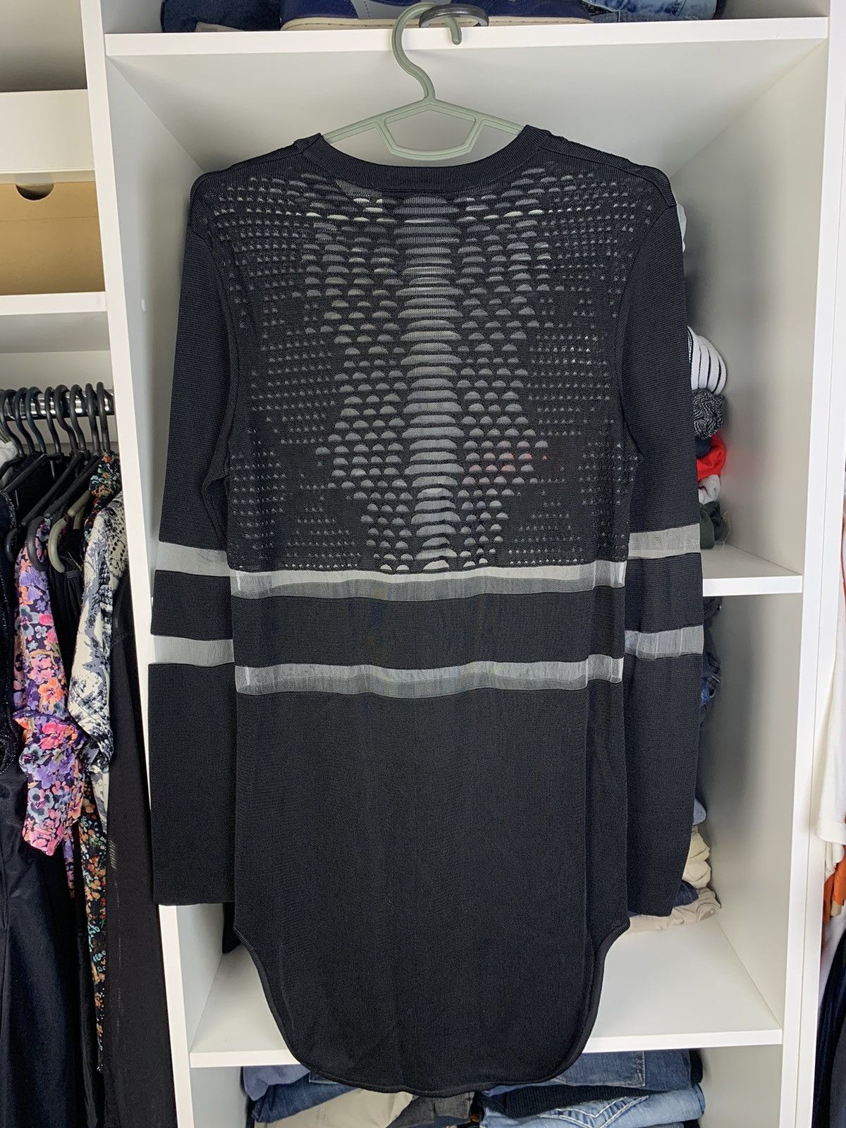 Alexander Wang Alexander Wang x H&M Long Sleeve Tunic Top with Perforated Size S / US 4 / IT 40 - 15 Thumbnail