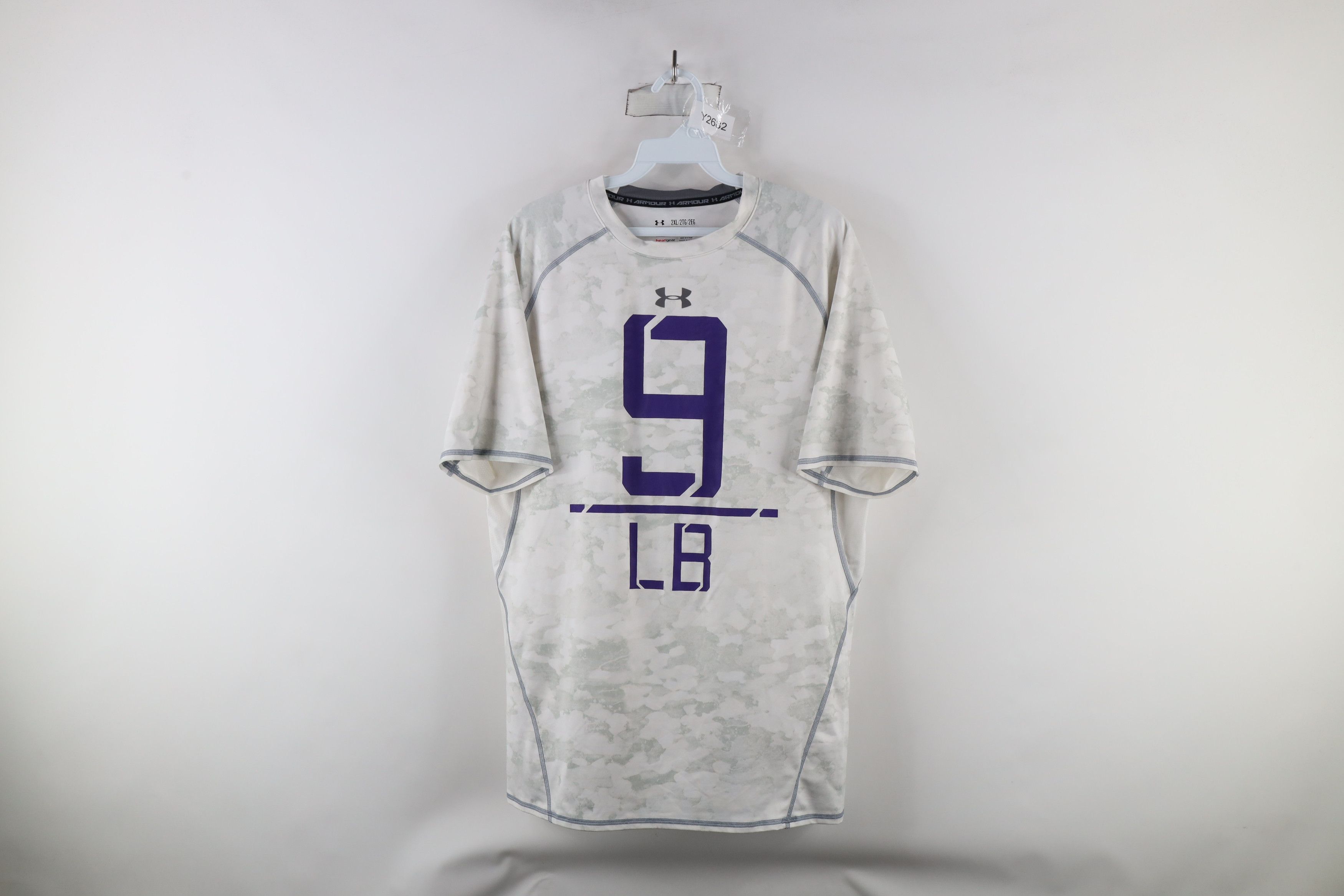 Under Armour × Vintage Under Armour Northwestern University Football T-Shirt LB Size US XXL / EU 58 / 5 - 1 Thumbnail