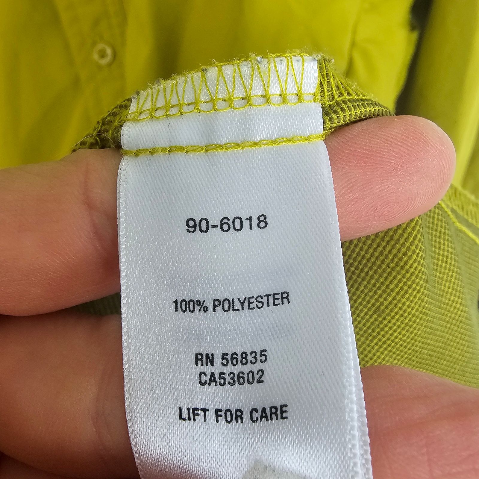 Cabelas Cabelas Guidewear Shirt Men L? Yellow Vented LS Button Size US L / EU 52-54 / 3 - 8 Thumbnail