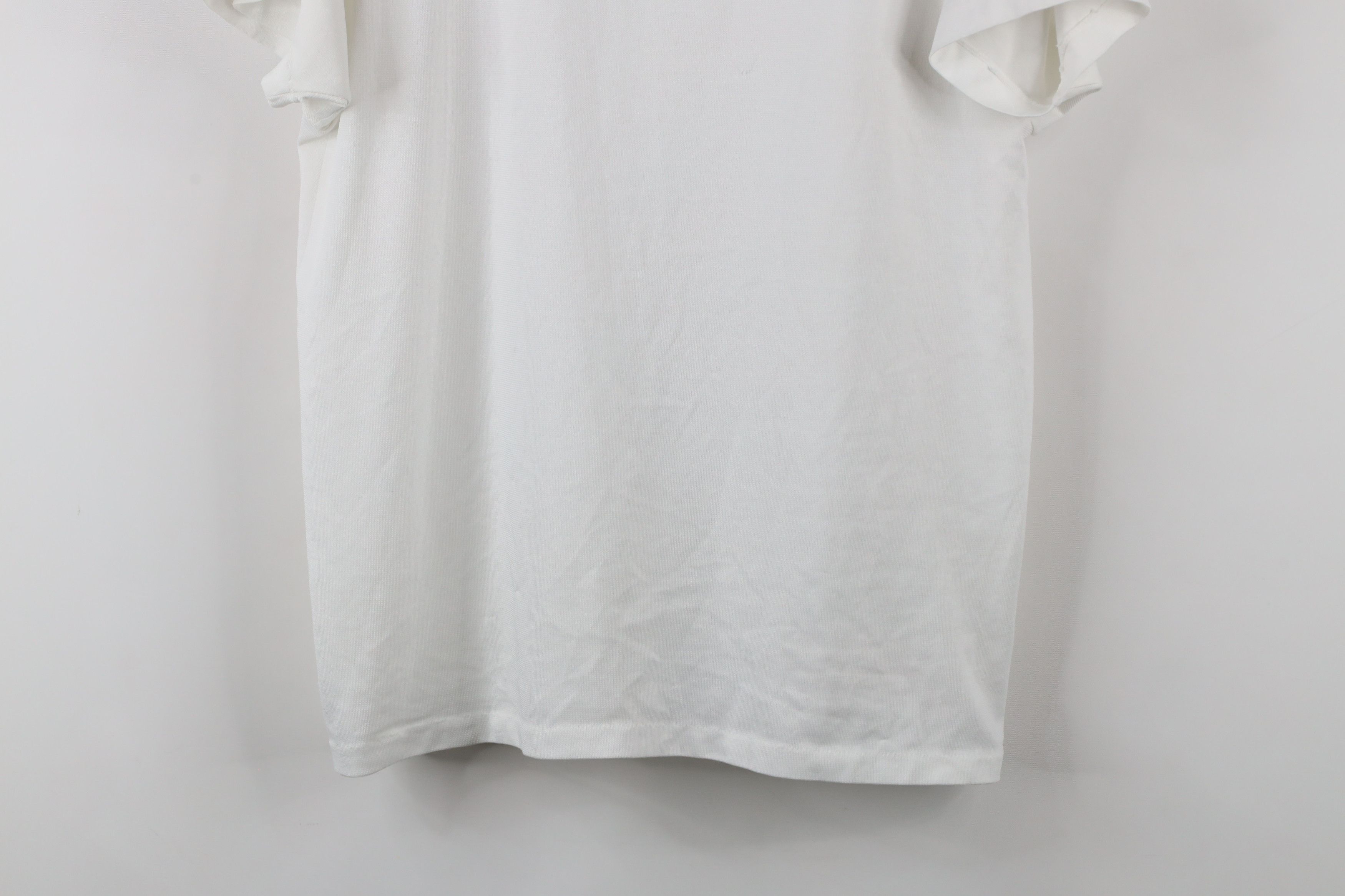 Vintage Vintage 70s Streetwear Blank Short Sleeve T-Shirt White USA Size US L / EU 52-54 / 3 - 3 Thumbnail