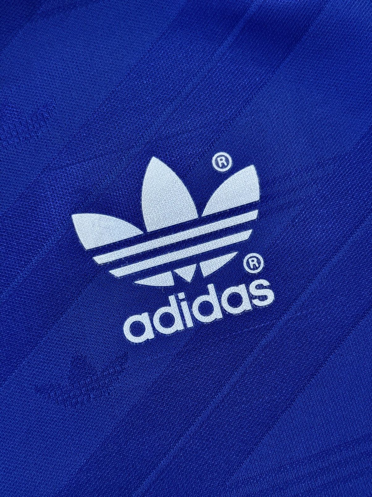 Adidas Vintage 1980s Adidas Trefoil Long Sleeve Jersey England Rare Size US M / EU 48-50 / 2 - 5 Thumbnail