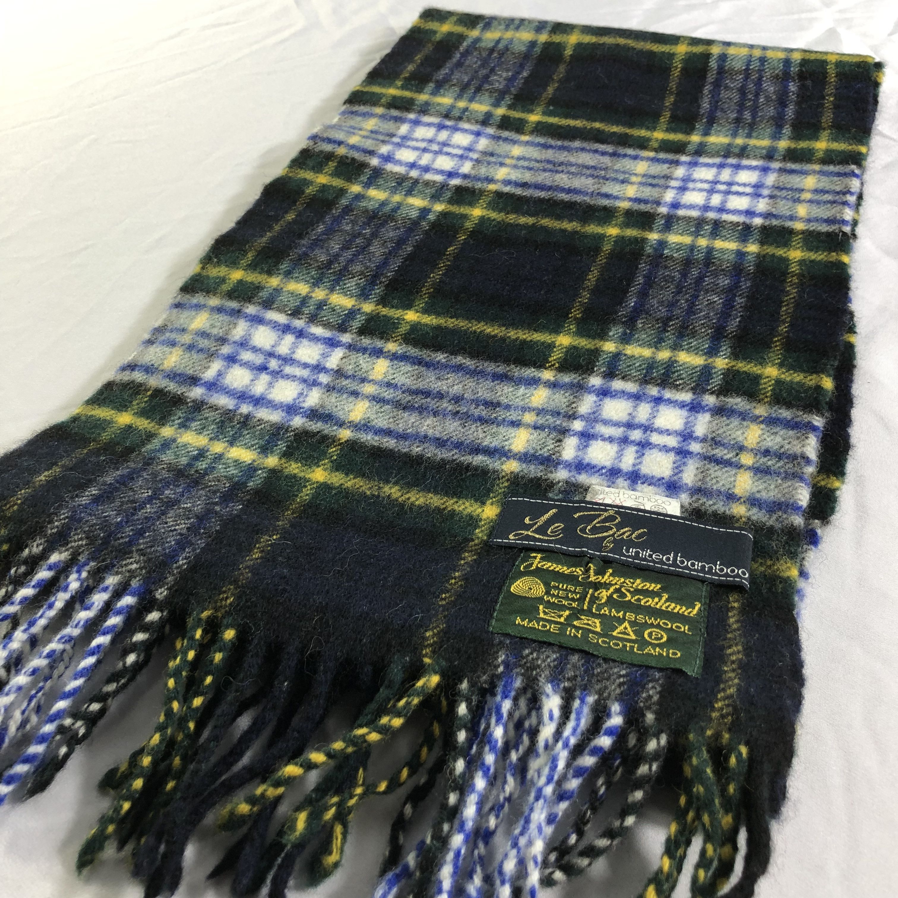 United Bamboo Le Bac By United Bamboo Wool Scarf Muffler Neckwear V2243 Size ONE SIZE - 3 Thumbnail
