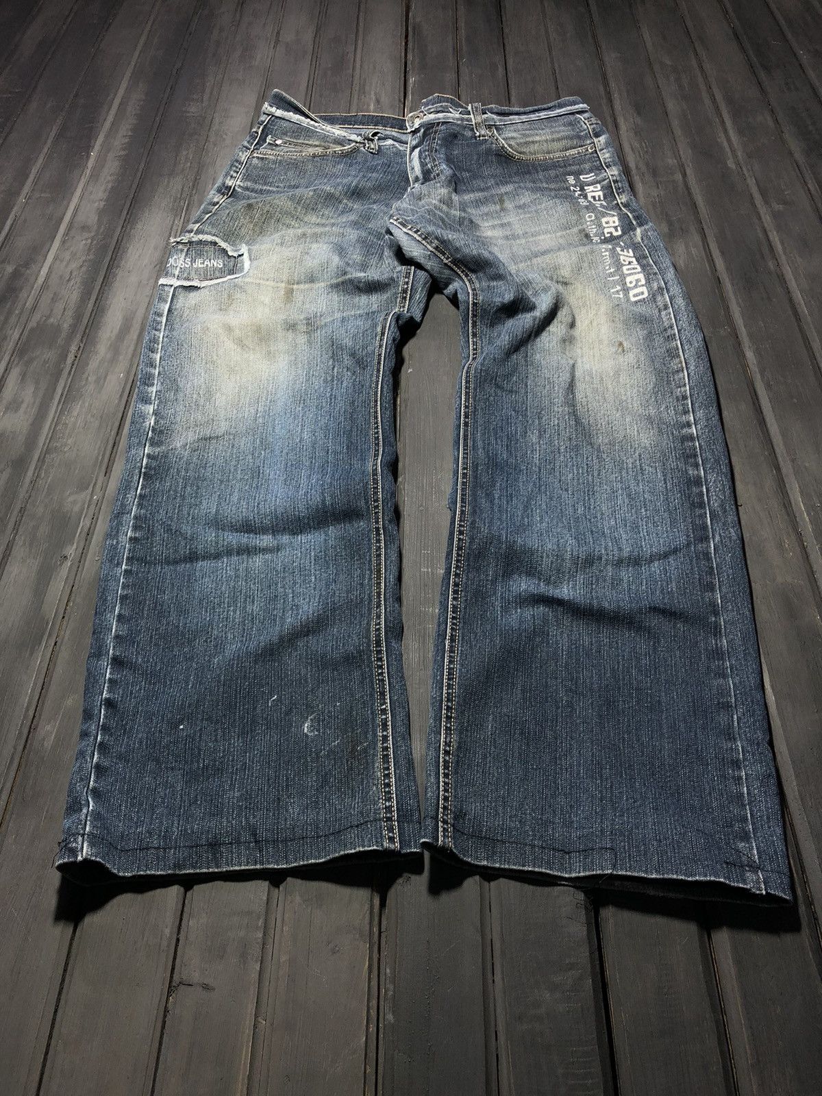 Hysteric Glamour Vintage Rick Owens Junya Watanabe Style Washed Jeans Size US 34 / EU 50 - 6 Thumbnail