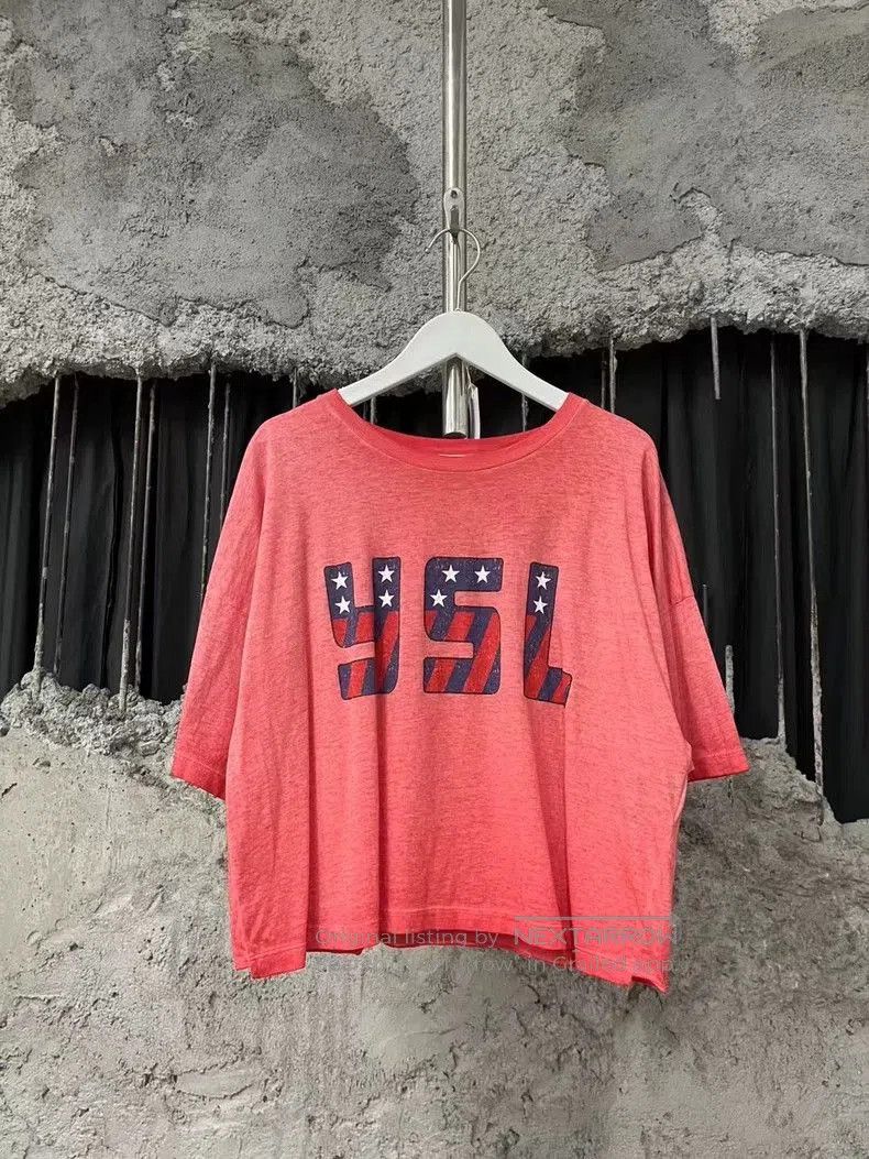 Saint Laurent Paris Saint Laurent Short Sleeve T. Size US M / EU 48-50 / 2 - 1 Thumbnail