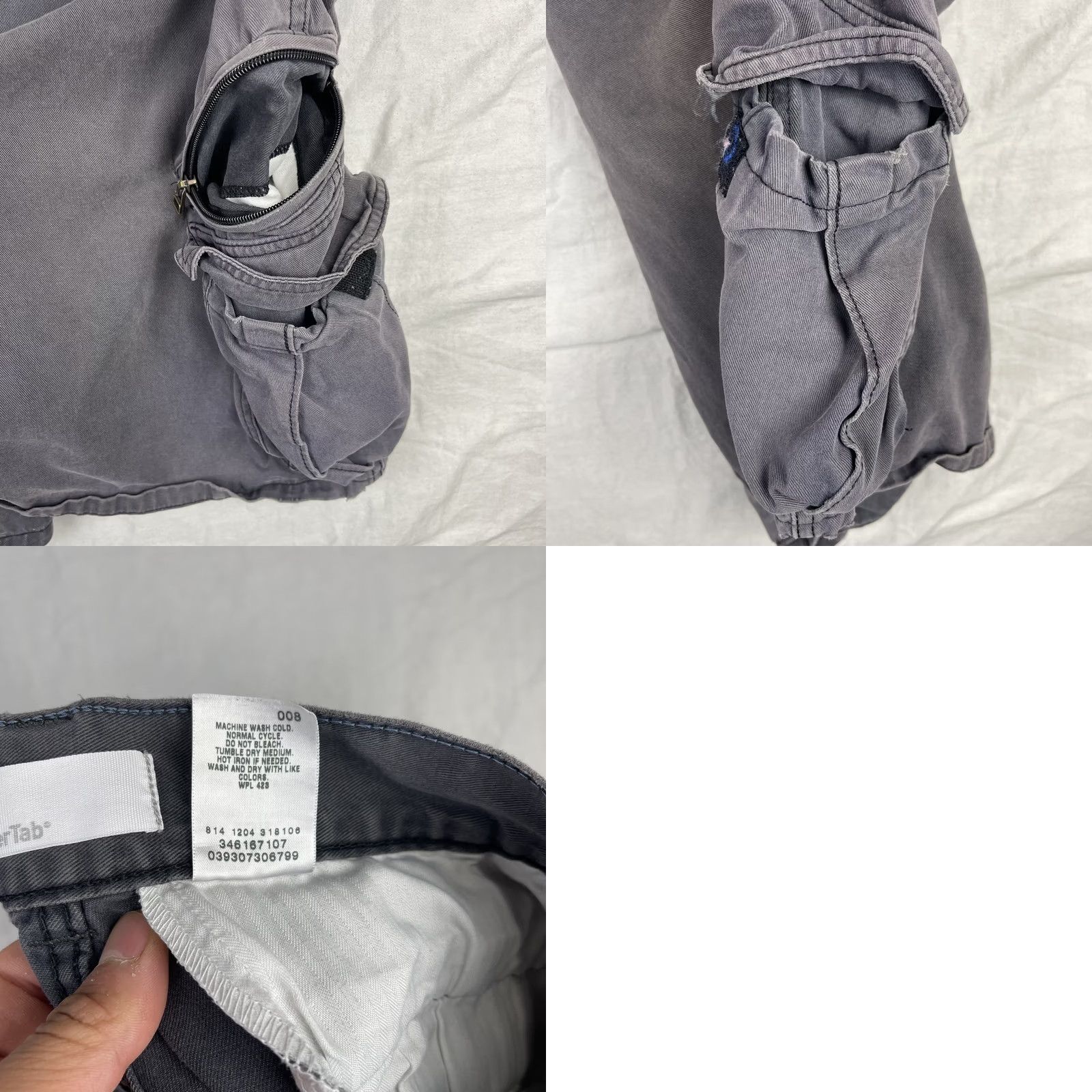Levi's VINTAGE Levi's SilverTab Cargo Shorts Mens 38 Gray Multi Pocket Zip Utility Workwear Y2K Size US 38 / EU 54 - 9 Thumbnail