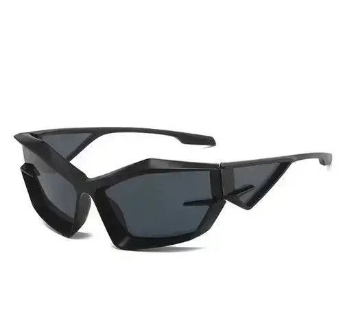 Jewelry Cyber Black Sunglasses Retro Punk Archive Cosplay Jewelry Size ONE SIZE - 6 Thumbnail