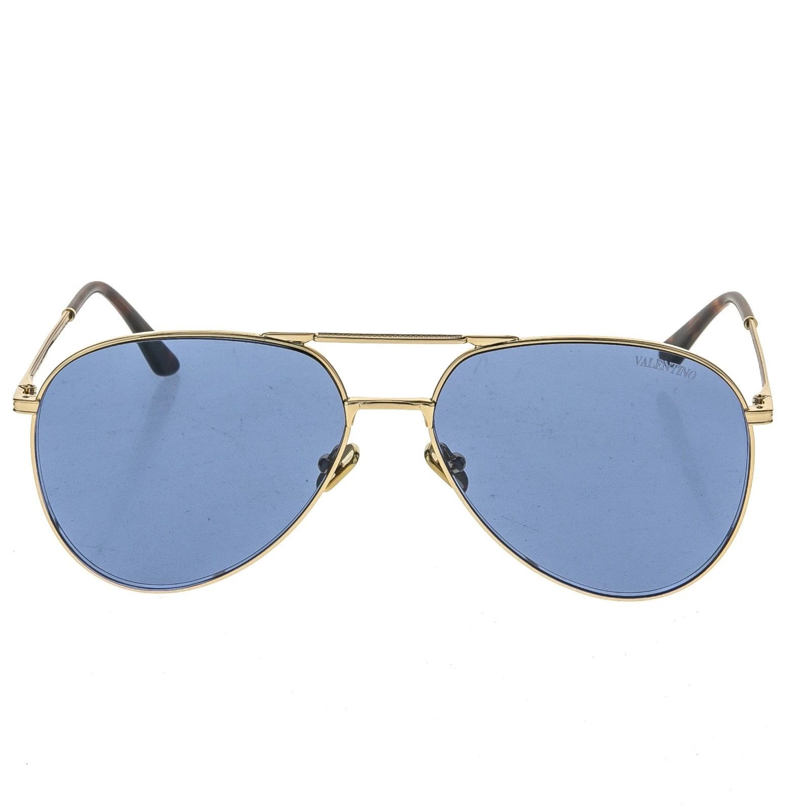 Valentino VALENTINO V LOGO VLS172 Gold Metal Blue VLS 172C Sunglasses Size ONE SIZE - 8 Thumbnail