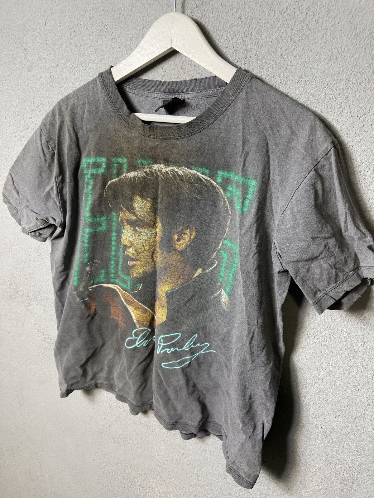 Band Tees × Vintage Elvis Presley vintage 90s 2k distressed tee shirt rare Size US L / EU 52-54 / 3 - 1 Thumbnail