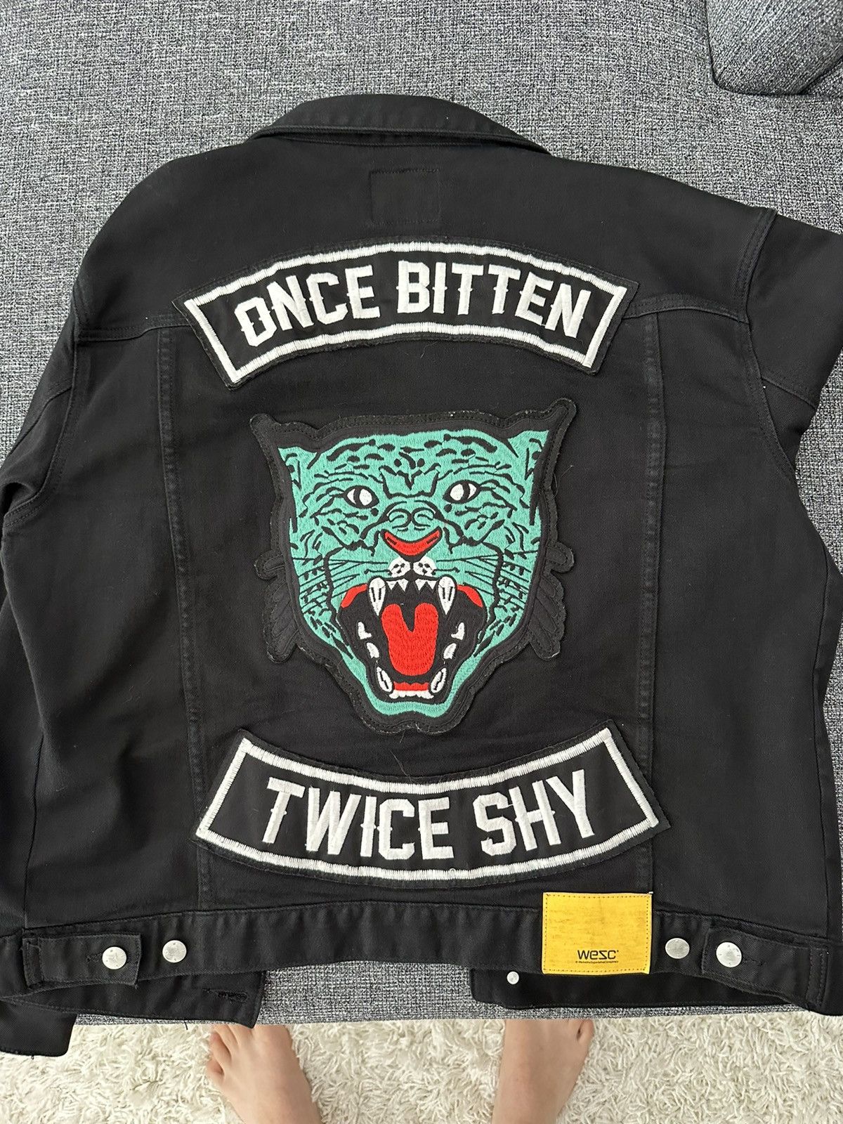WeSC WeSC Once Bitten Denim Jacket Size US L / EU 52-54 / 3 - 2 Thumbnail