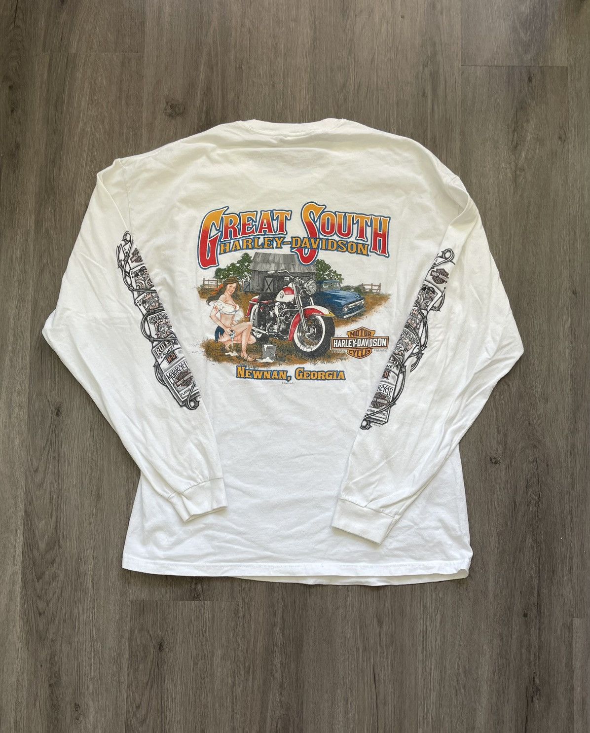 Harley Davidson Harley Davidson “Great South Georgia” Long Sleeve (No Sz.) Size US XL / EU 56 / 4 - 1 Thumbnail