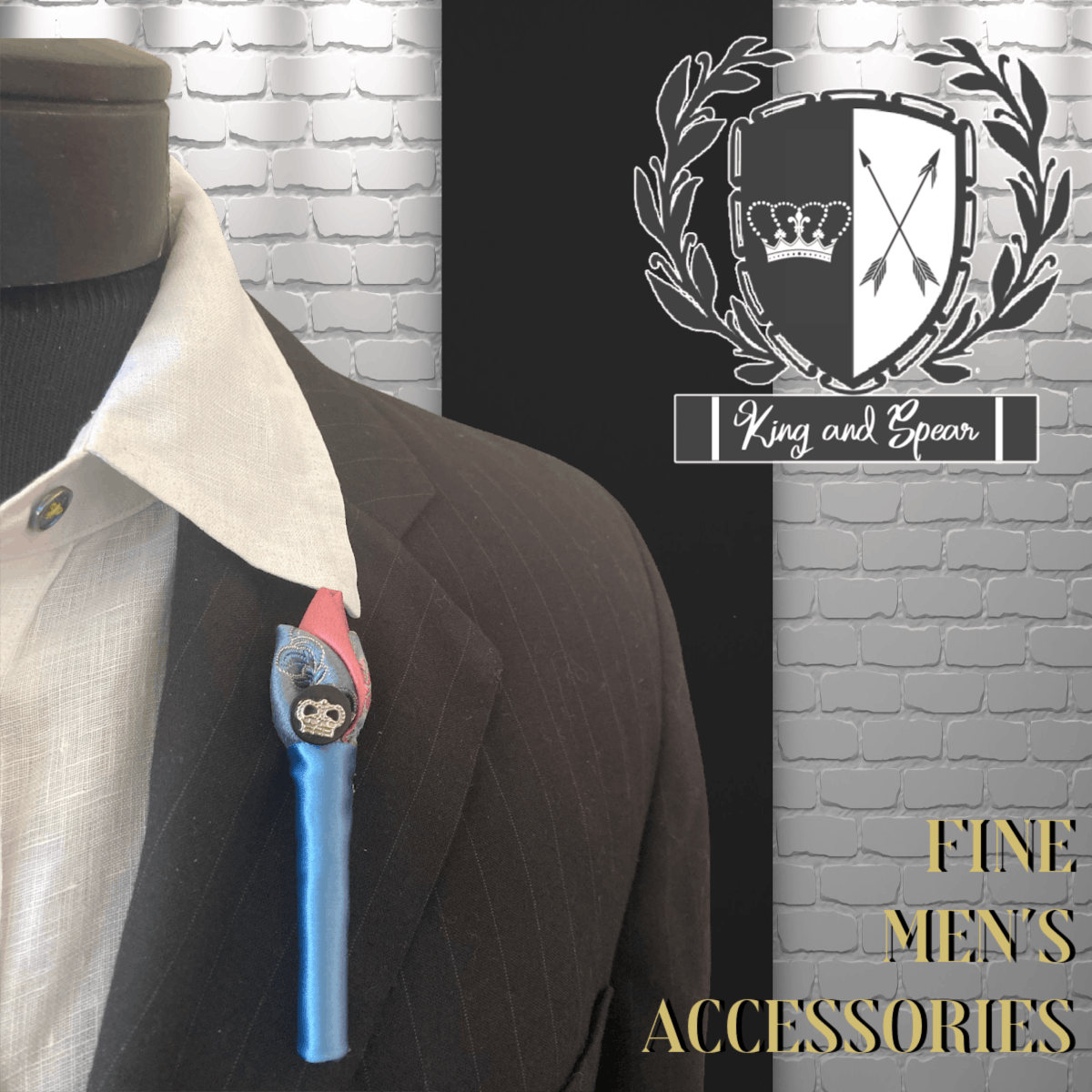 Other × Ralph Lauren Sport King and Spear Pink Rosebud Men's Brooch Boutonneire Size ONE SIZE - 1 Thumbnail