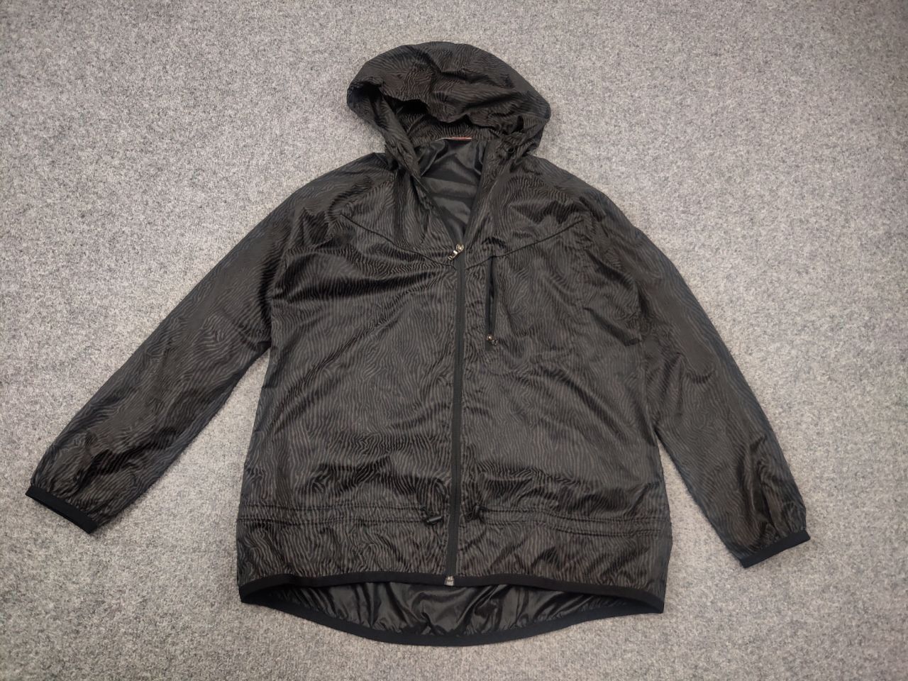 Nike Nike Women's Windbreaker Grid Print reflective Black Jacket Size M / US 6-8 / IT 42-44 - 3 Thumbnail