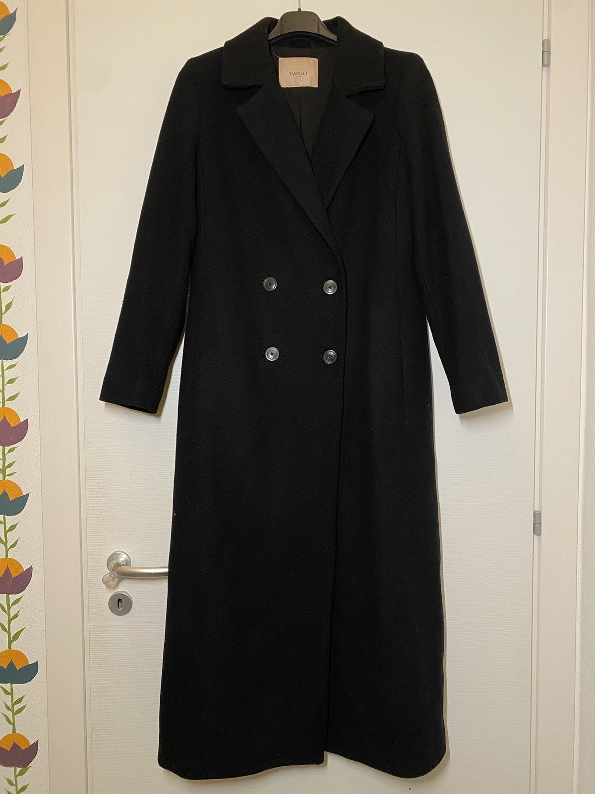 TWINSET Twinset black coat Size S / US 4 / IT 40 - 1 Thumbnail