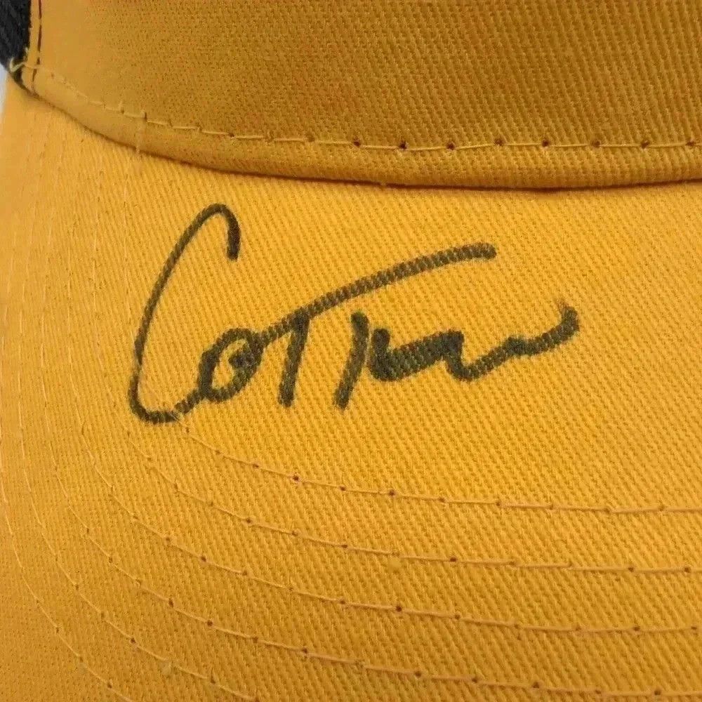 Vintage Continental Tire Signed Hat Autographed by 1 Cotton? Size ONE SIZE - 3 Thumbnail