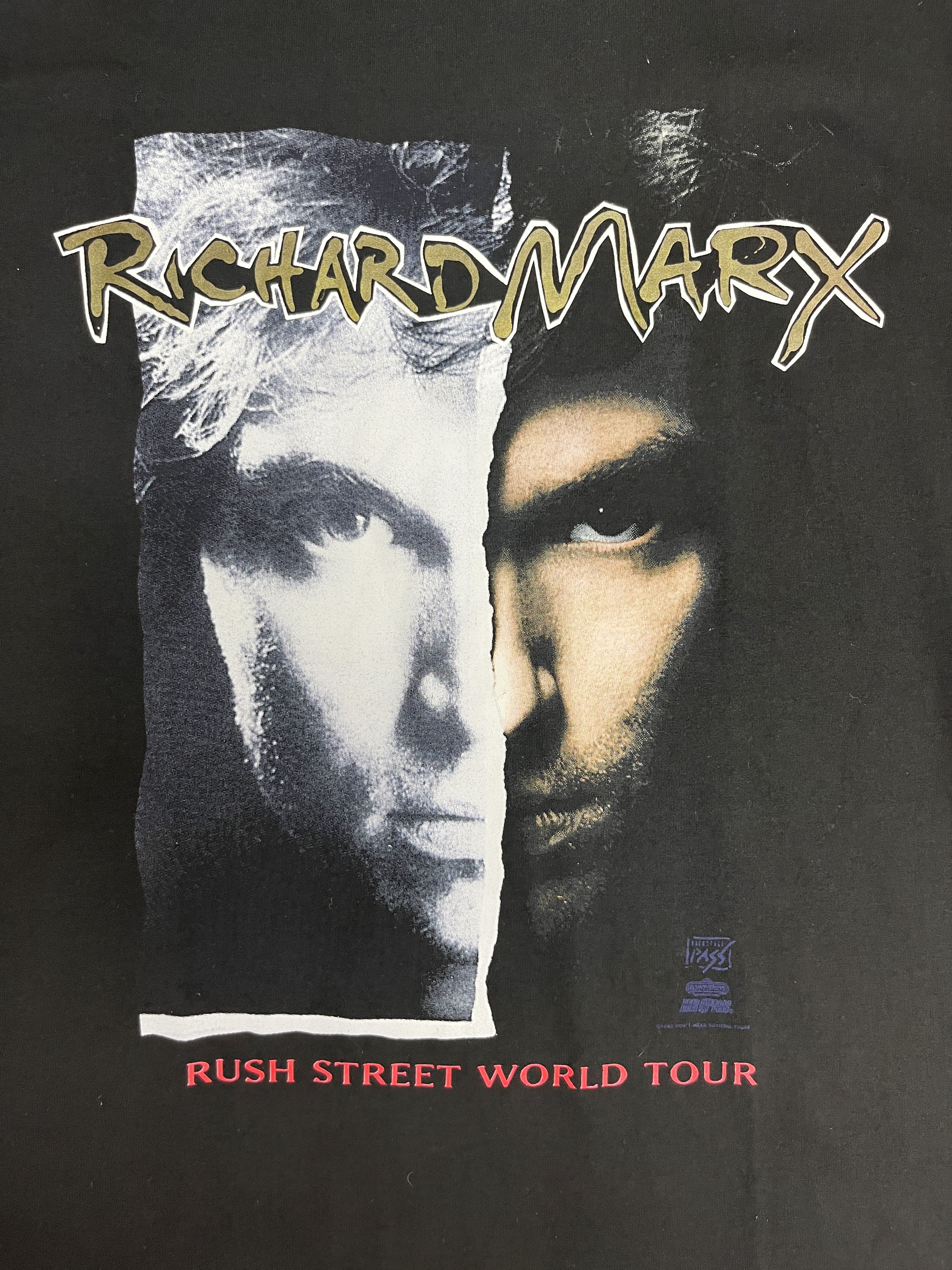 Vintage Richard Marx Rush Street World Tour Vintage T-Shirt Tee Size US XL / EU 56 / 4 - 2 Thumbnail