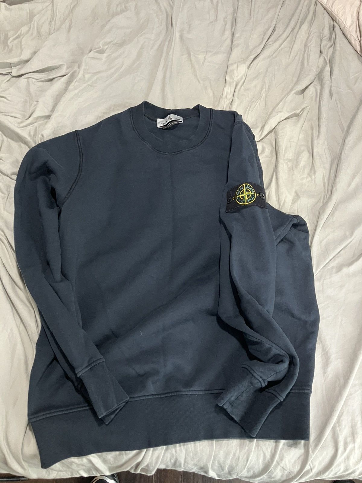 Stone Island Navy Blue Sweatshirt Size US L / EU 52-54 / 3 - 1 Thumbnail