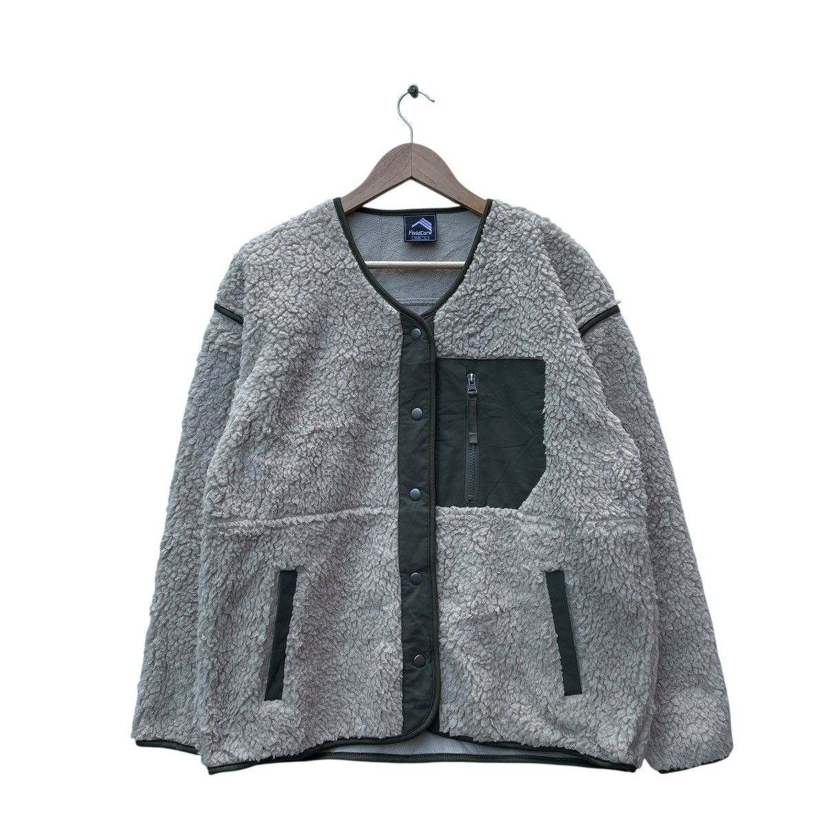 💥Vintage Japanese Brand Field Core Deep Pile Fleece Jacket
