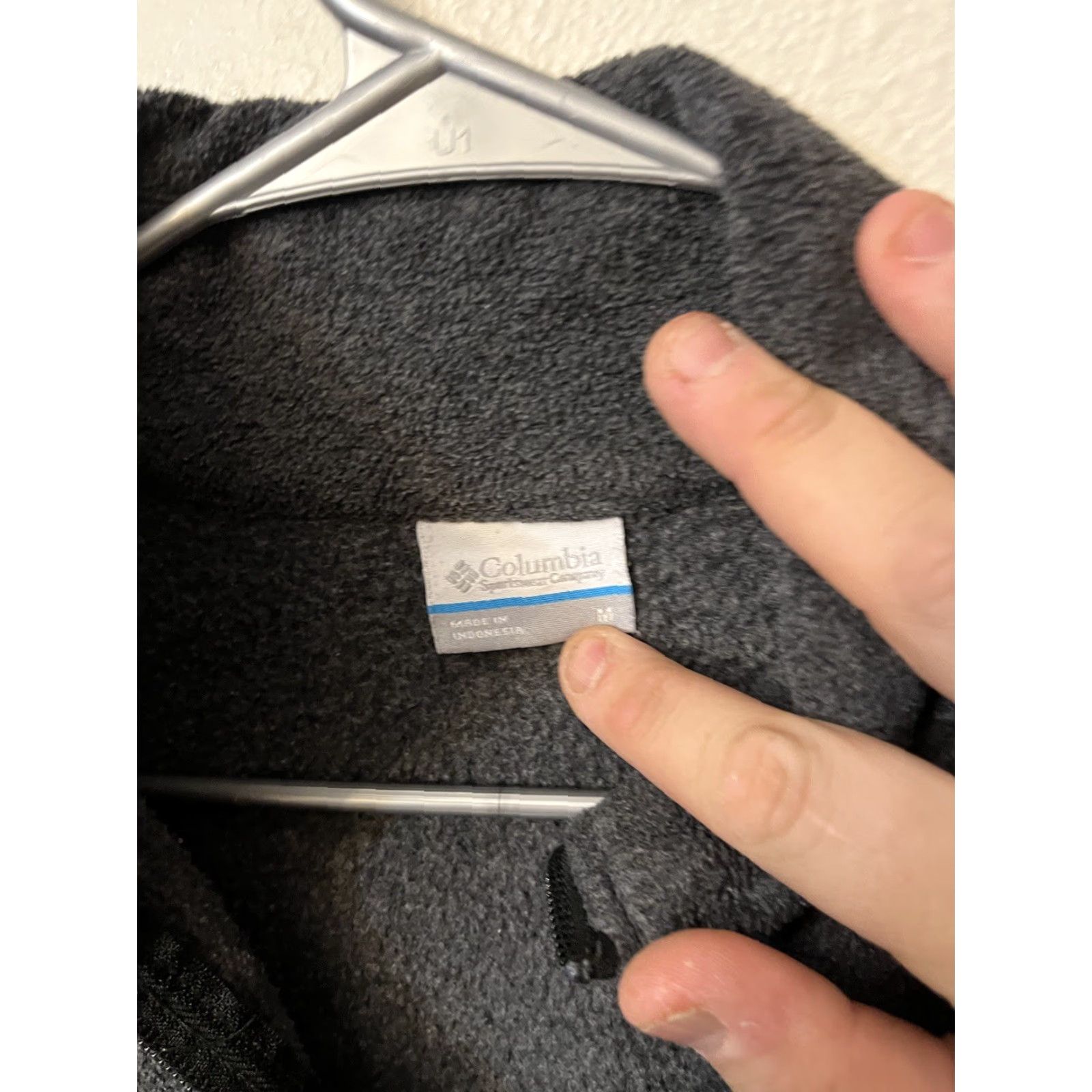 Vintage Columbia Full Zip Sweater Mock Neck Fleece Gray Womens Size M Size M / US 6-8 / IT 42-44 - 2 Thumbnail