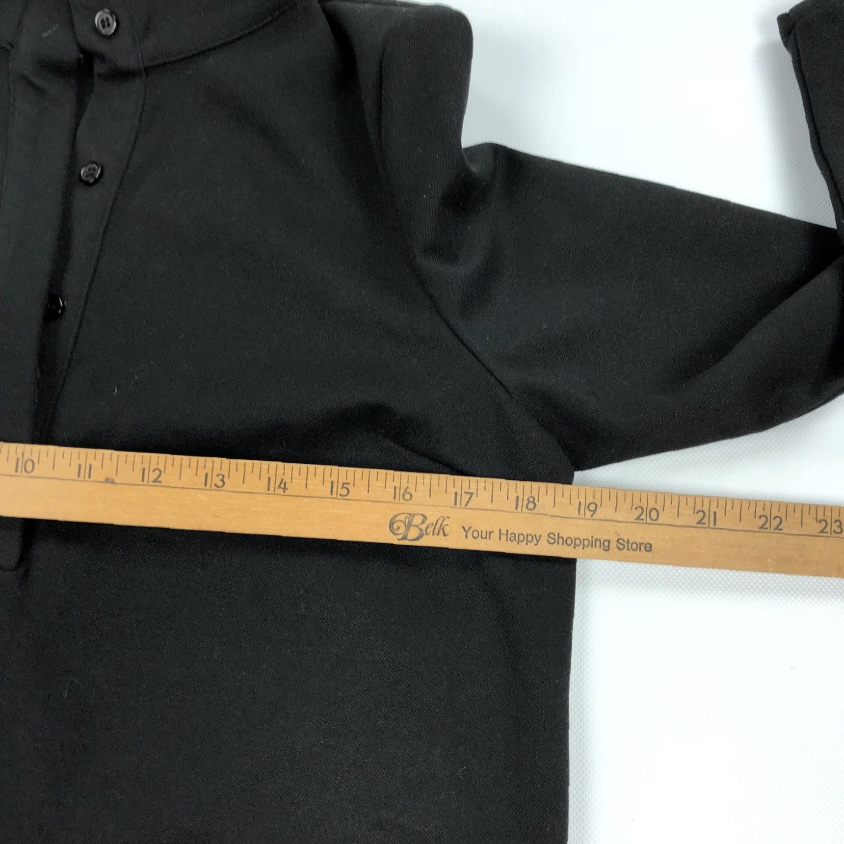 Vintage Tuckernuck Women's Black Stand Collar Button Placket A-Line Dress XS Shirt Size XS / US 0-2 / IT 36-38 - 6 Thumbnail