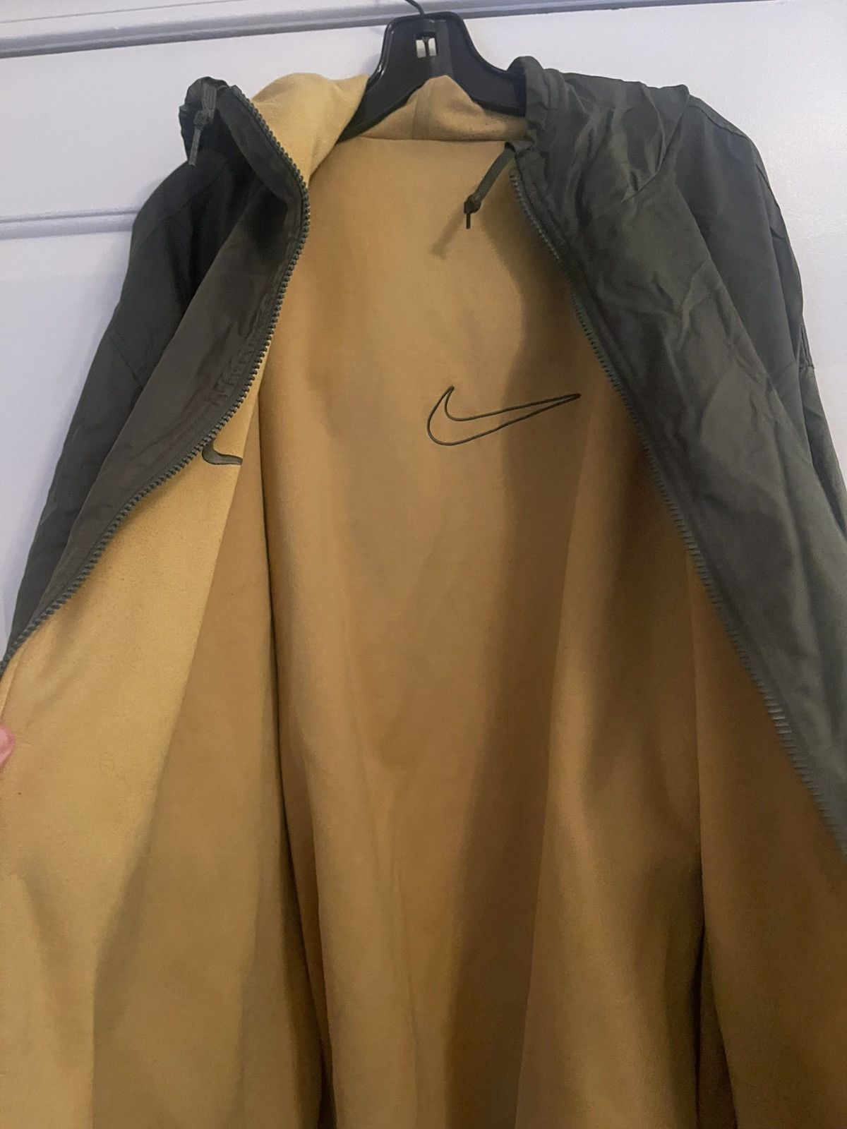 Nike × Vintage Vintage 1990s Nike Green Reversible Jacket XL Size US XL / EU 56 / 4 - 5 Thumbnail
