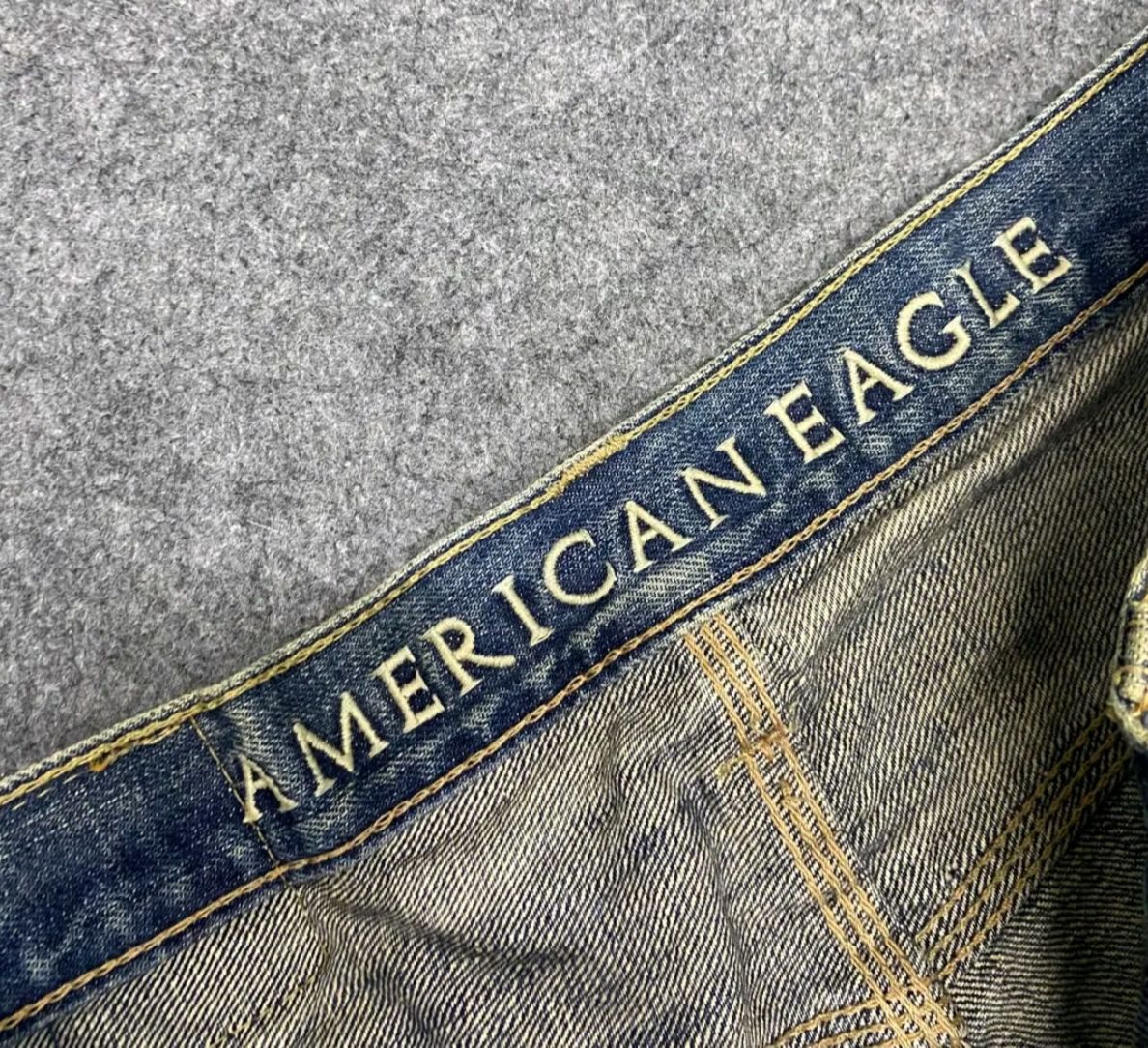 American Eagle Outfitters Vintage American Eagle Qutfitters Patchwork Denim Size US 32 / EU 48 - 17 Thumbnail