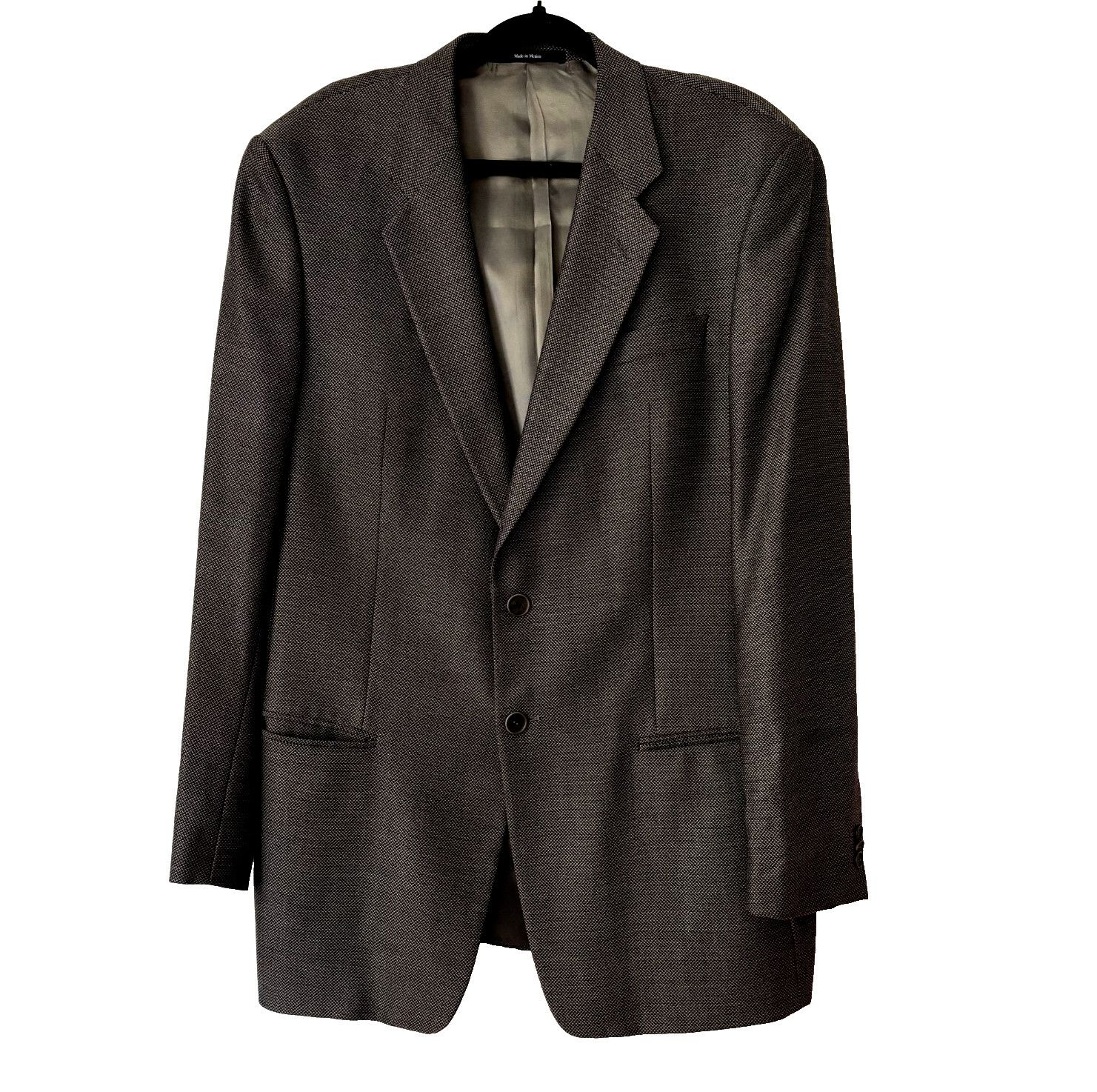 Other Mani Sport Coat Blazer Size 42 Gray Wool Suit Jacket Made in Size 42R - 1 Thumbnail