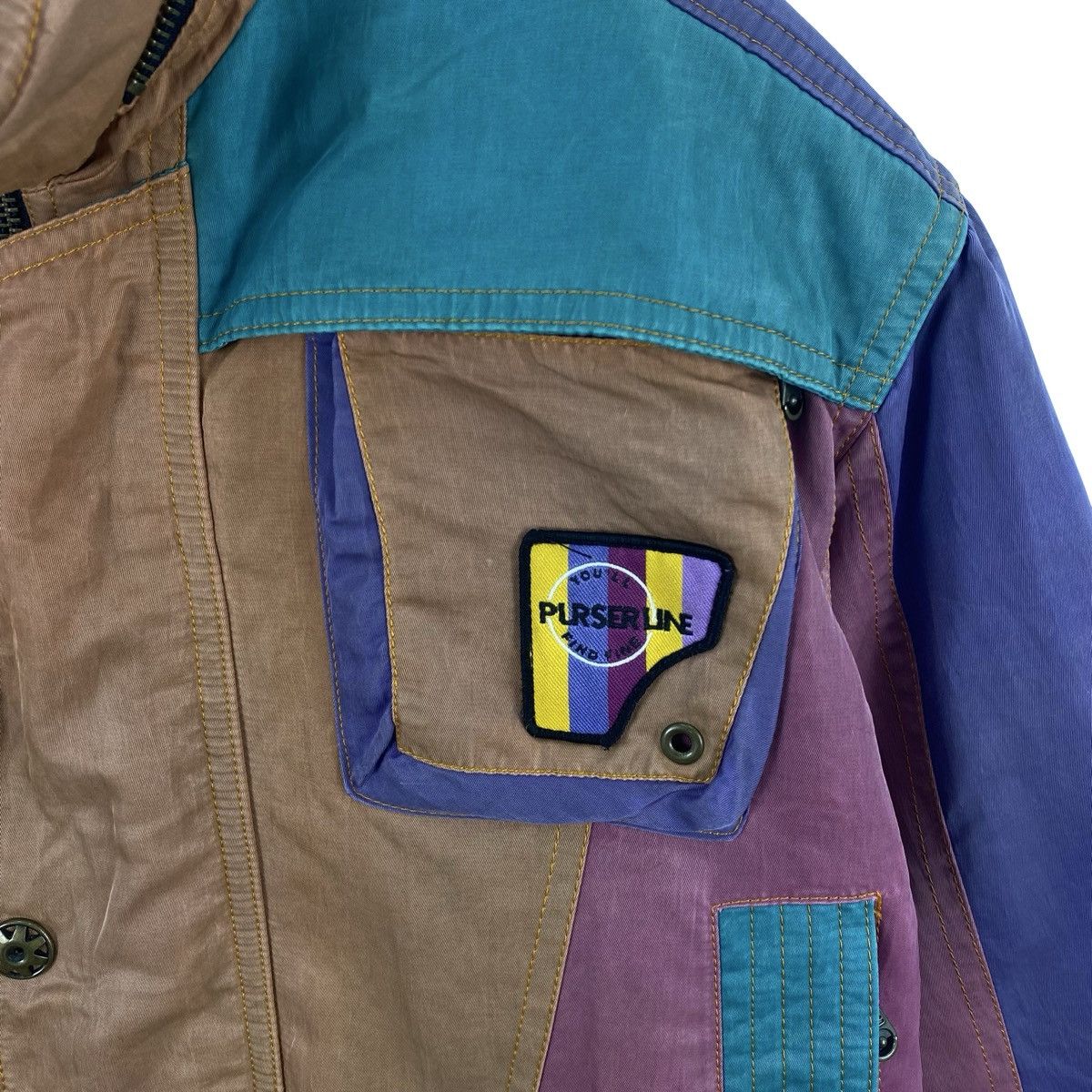 Vintage Vintage PURSER LINE SKI Jacket Parka Retro 80s Snowboard Size US XXL / EU 58 / 5 - 7 Thumbnail