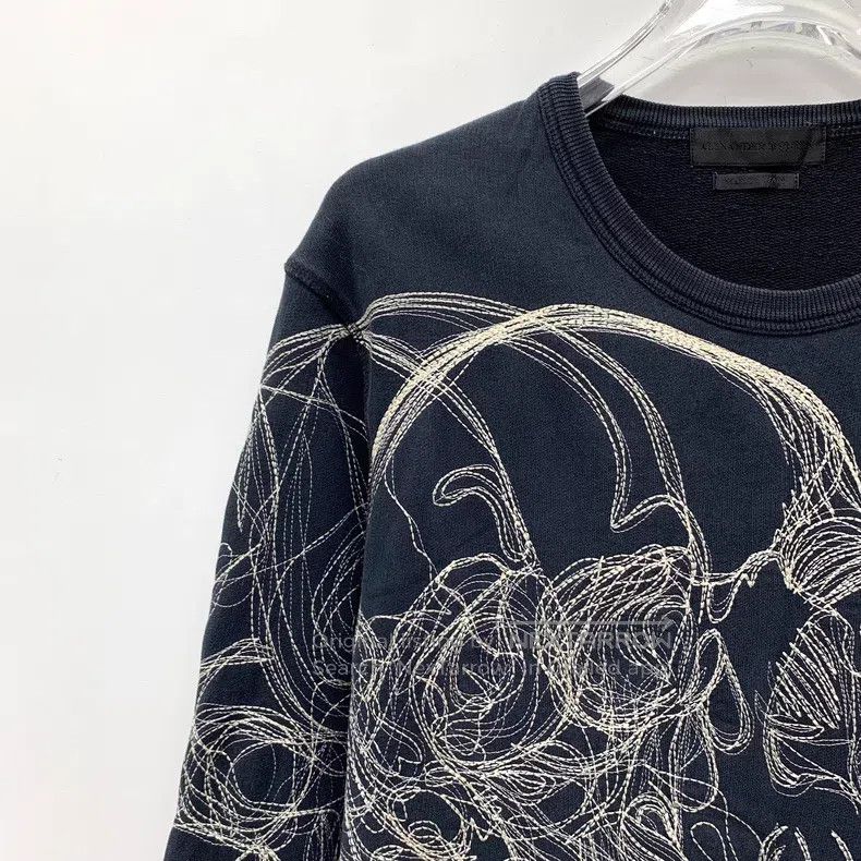 Alexander McQueen Alexander Mcqueen Black skull print cotton round-neck long Size US S / EU 44-46 / 1 - 3 Thumbnail