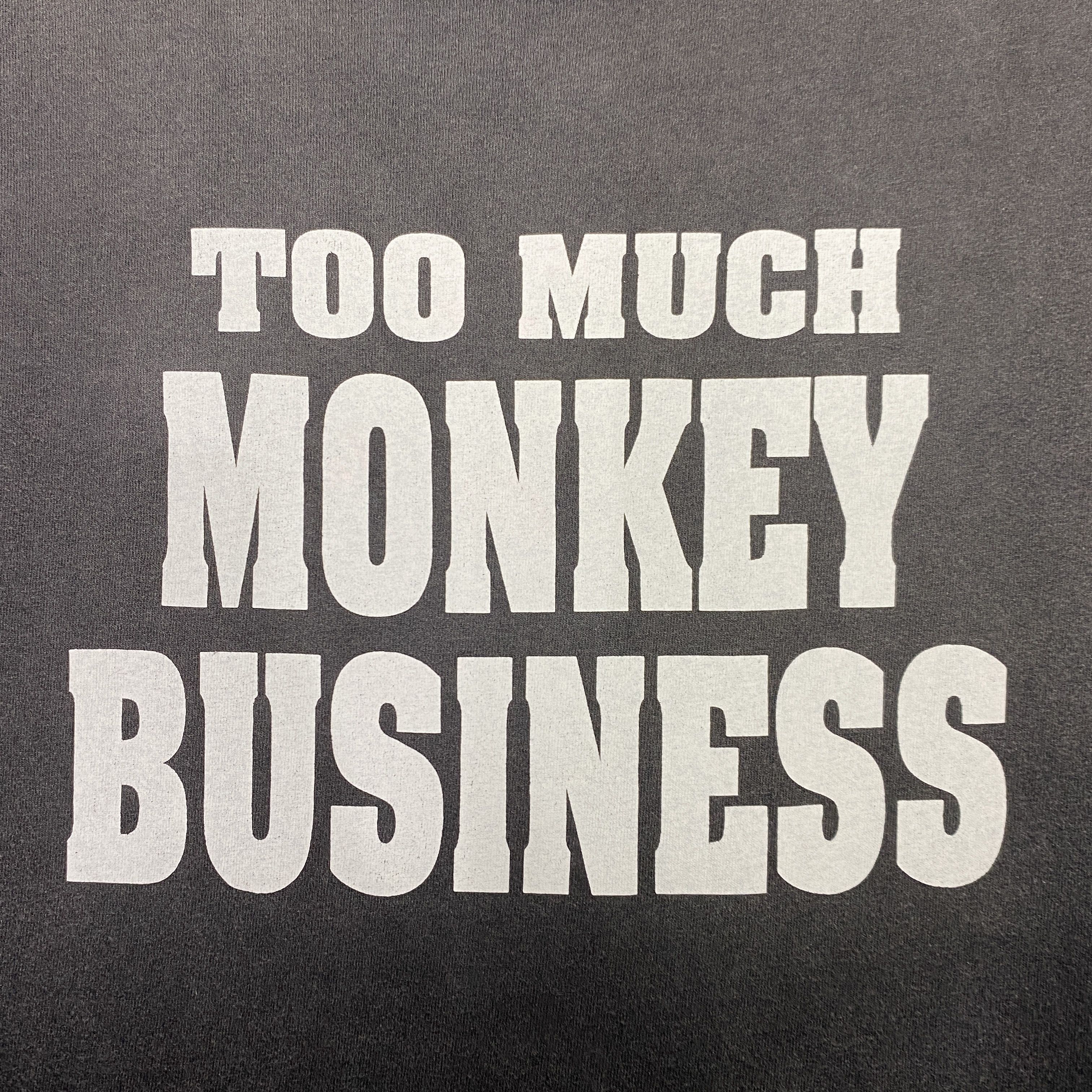 Vintage Vintage 00s Too Much Monkey Bussines TShirt - I037 Size US M / EU 48-50 / 2 - 3 Thumbnail