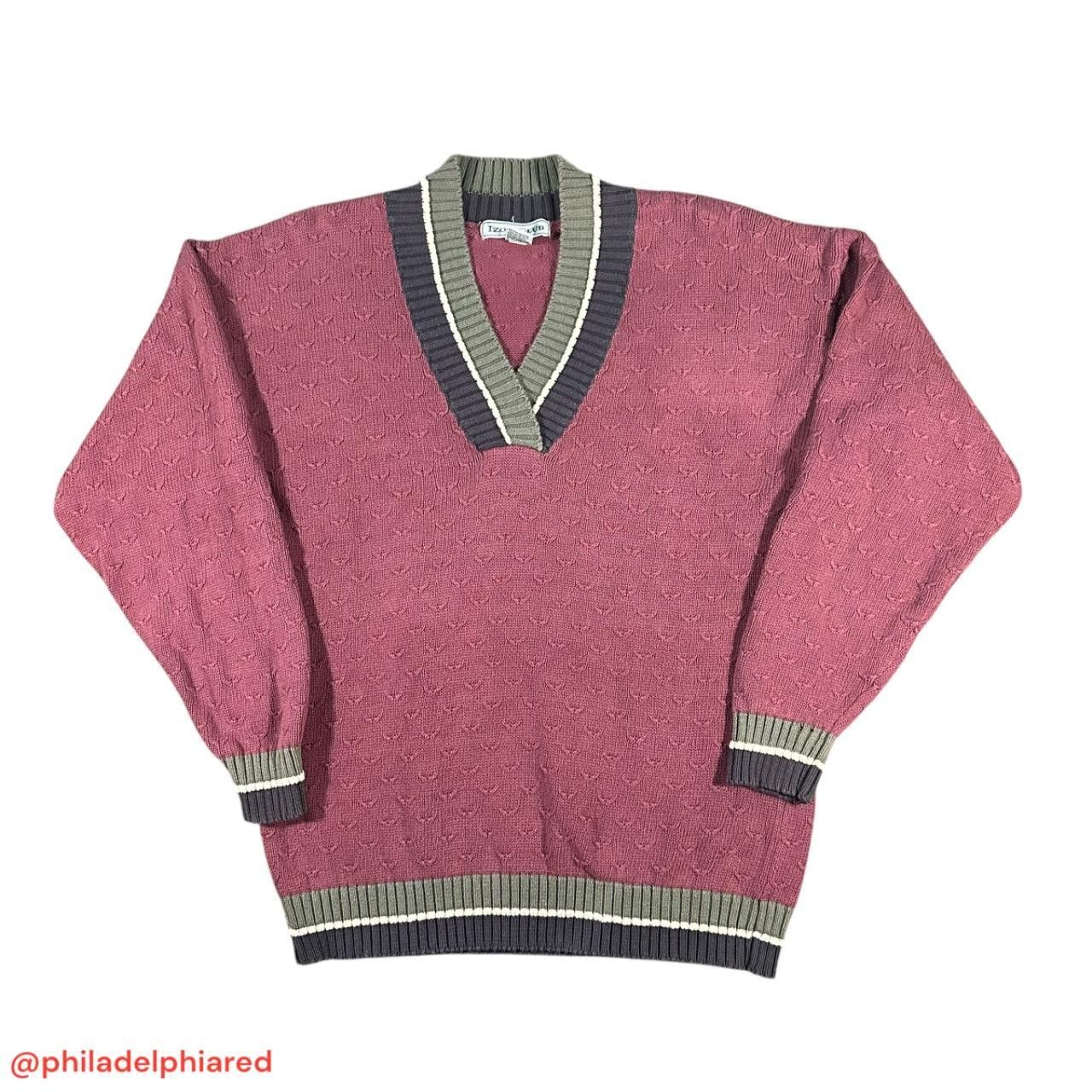 Izod Vintage 1990s Izod Club V Neck sweater womens L Size XL / US 12-14 / IT 48-50 - 1 Thumbnail