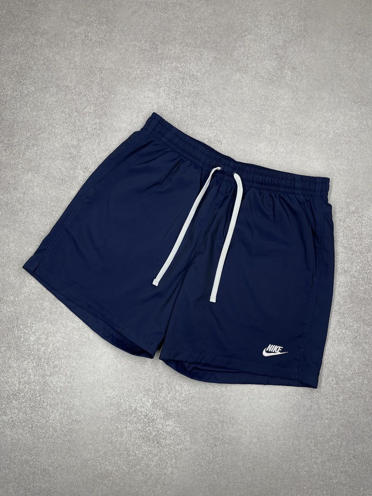 Nike Mens Nike NSW Woven Flow Shorts Navy Size US 34 / EU 50 - 1 Thumbnail