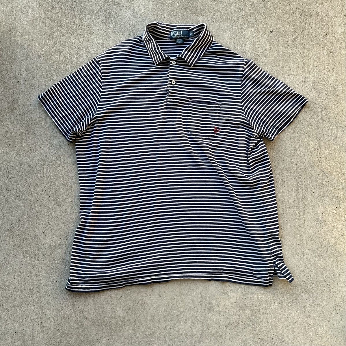 トップス 90s old Stussy boarder polo 1990~00's stussy border polo | Anlien vintage online shop