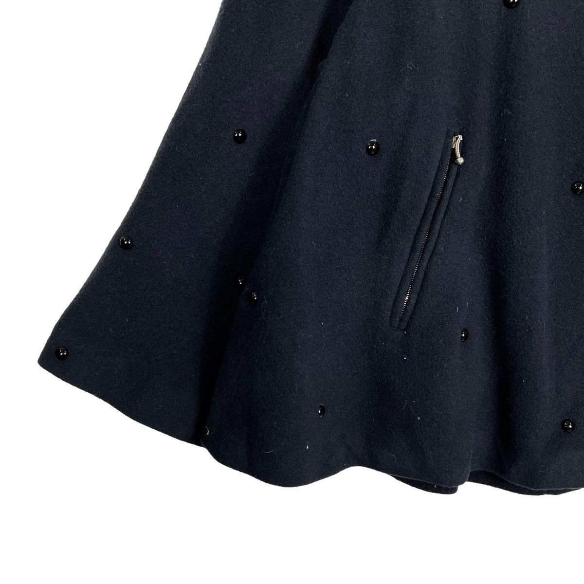 Other 🔥 DIRADA WOOL PONCHOS COAT MADE IN ITALY Size L / US 10 / IT 46 - 4 Thumbnail
