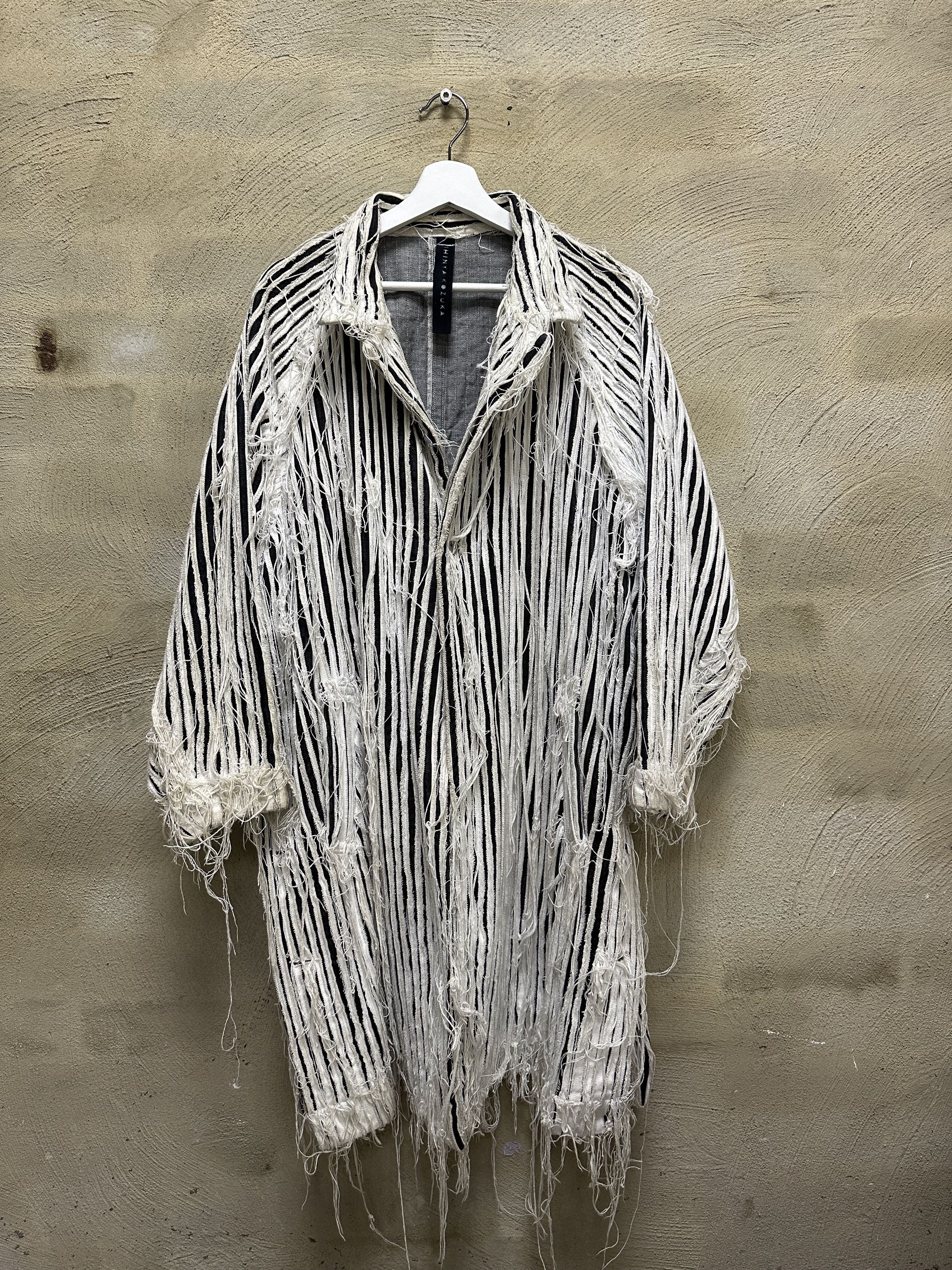 SHINYAKOZUKA Shinya Kozuka Denim Frayed Coat Size M Size US M / EU 48-50 / 2 - 1 Thumbnail
