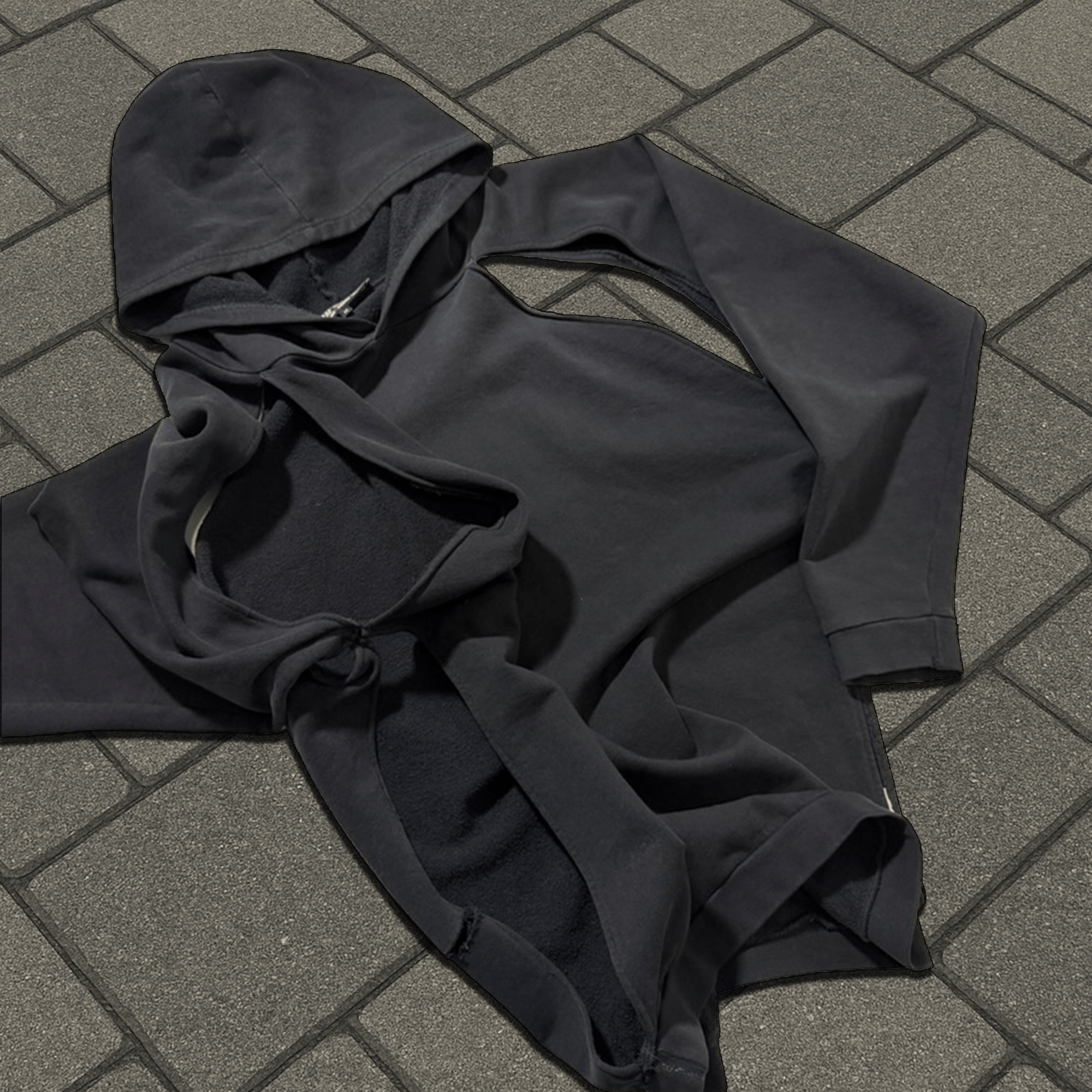 Raf Simons SS03 Raf Simons ‘Consumed’ Runway Cut Out Hoodie Size US L / EU 52-54 / 3 - 2 Thumbnail
