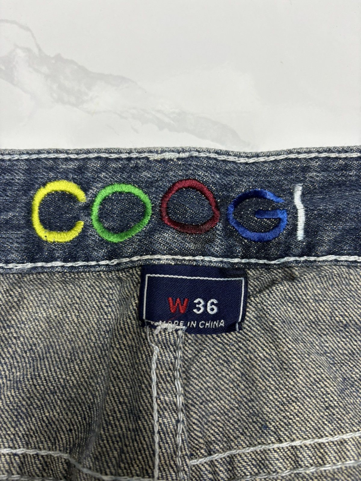Coogi RARE🔥Coogi 90s Baggy Jeans Hip Hop Style Denim Size US 34 / EU 50 - 9 Thumbnail