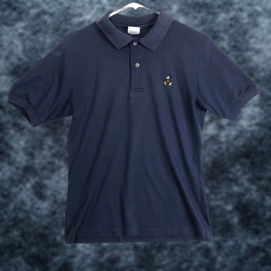 Disney VINTAGE Disney Mickey Mouse Polo Shirt Womens Medium USA Made Size M / US 6-8 / IT 42-44 - 1 Thumbnail