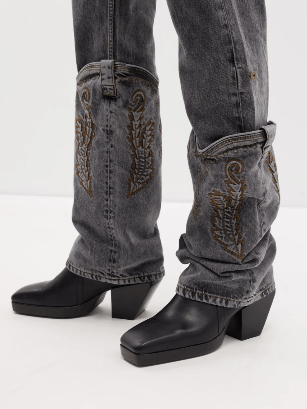 Y/Project Evergreen Cowboy Cuff Denim Jeans Size US 32 / EU 48 - 5 Thumbnail