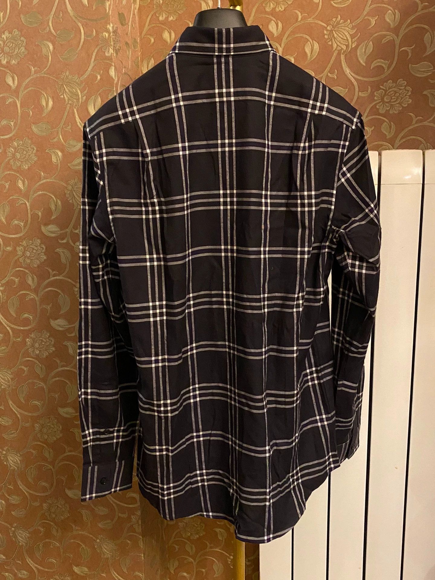 Polo Ralph Lauren RRL Purple Label Italian Black Plaid Shirt M/XL Size US M / EU 48-50 / 2 - 3 Thumbnail