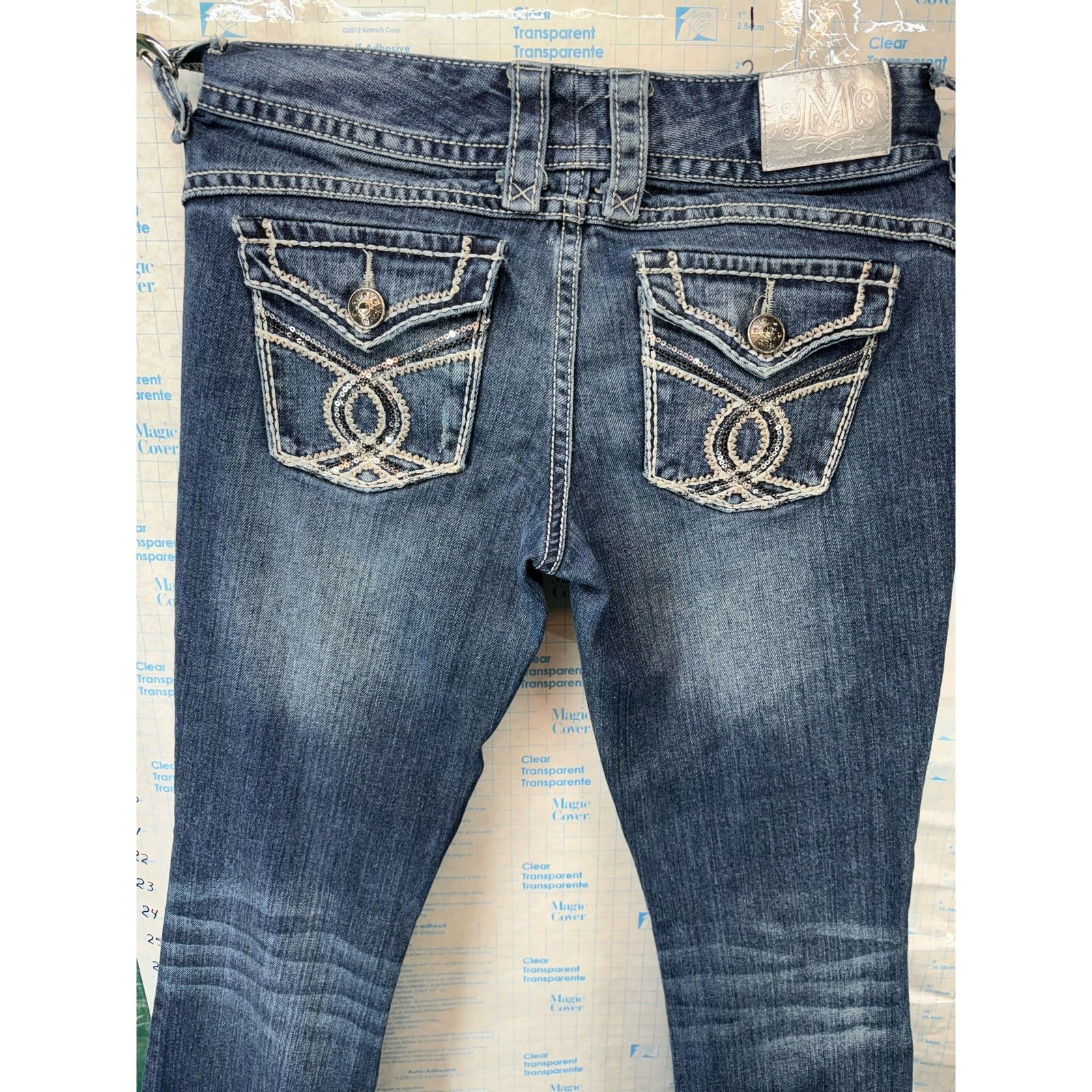 & Other Stories Maurices Premium Jeans 5/6 Reg Distressed Flap Pockets Size 28" / US 6 / IT 42 - 6 Thumbnail