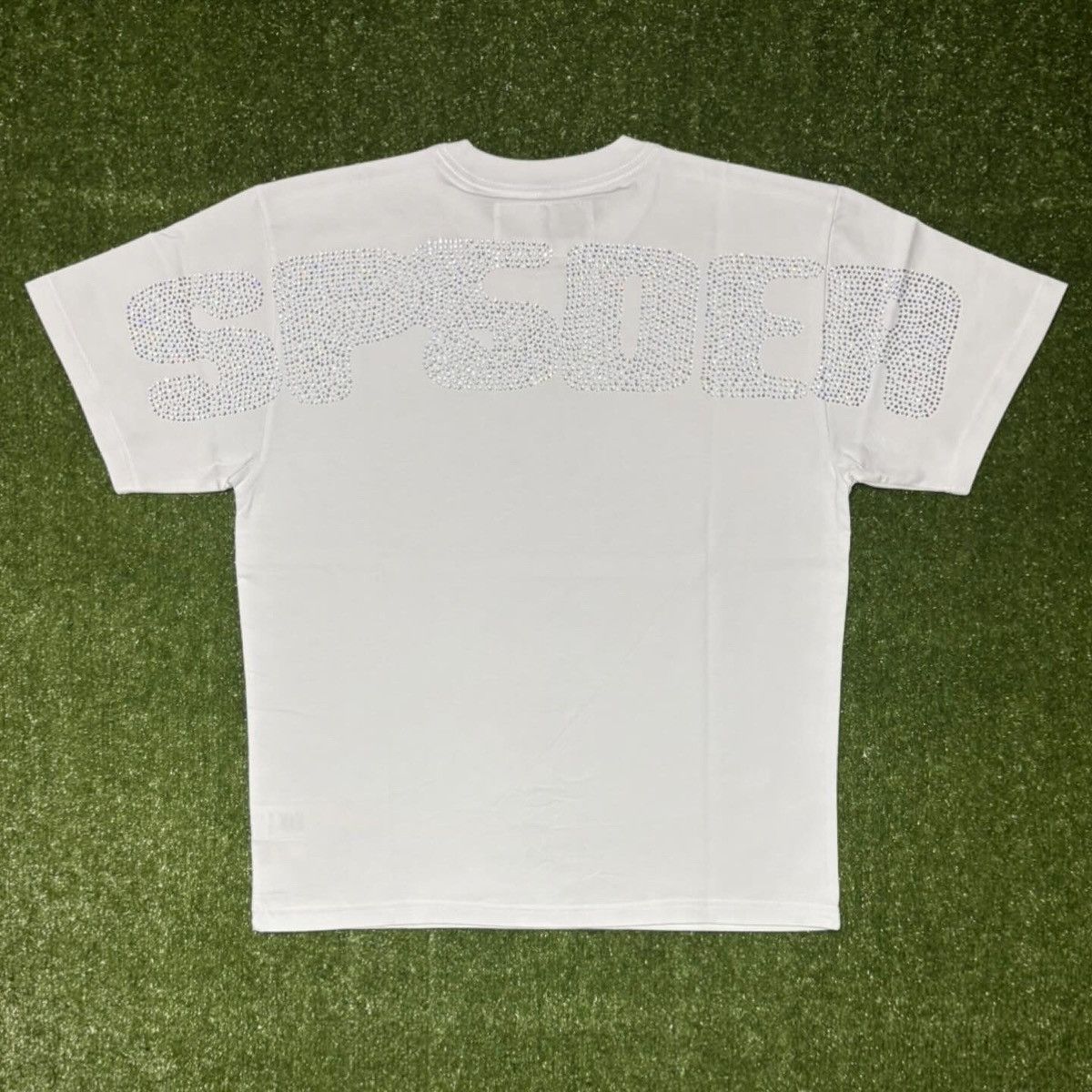Sp5der Sp5der Worldwide Rhinestone Silk T-Shirt Size US L / EU 52-54 / 3 - 3 Thumbnail